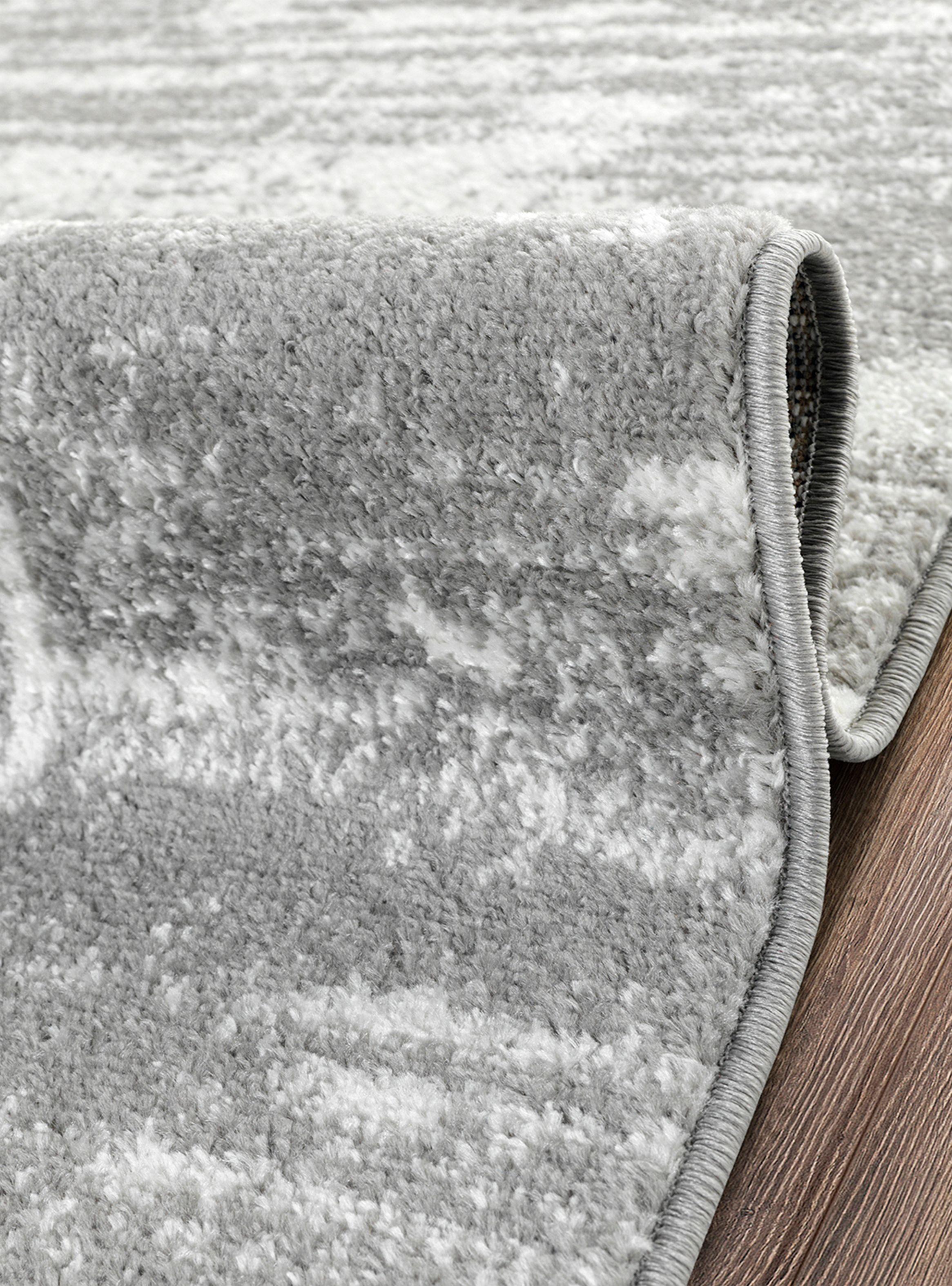 Alfombra Living-Comedor 240 x 305 cm Amigo Gris Texturas-1