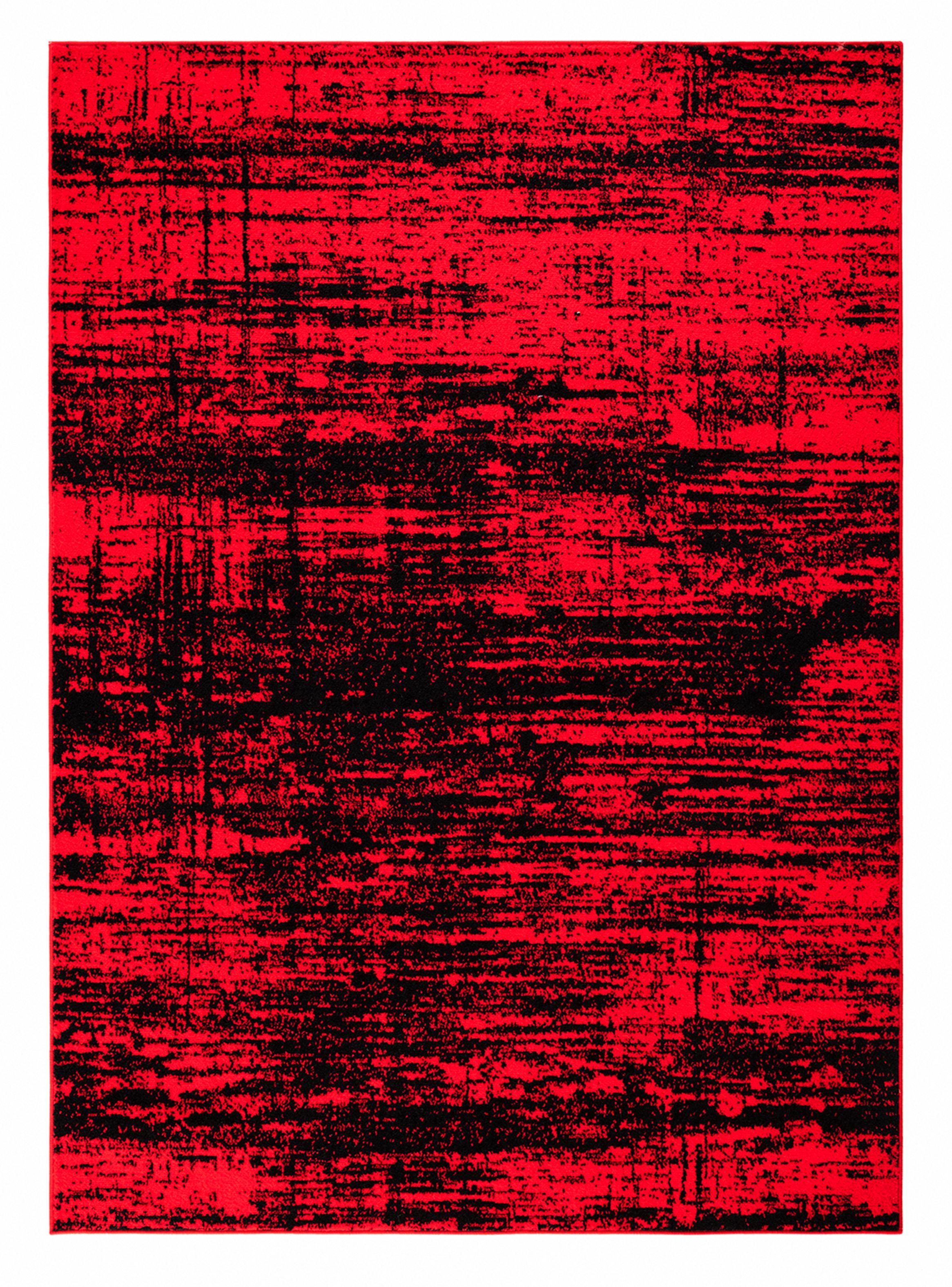 Alfombra 160 x 230 cm Amigo Rojo Texturas-0
