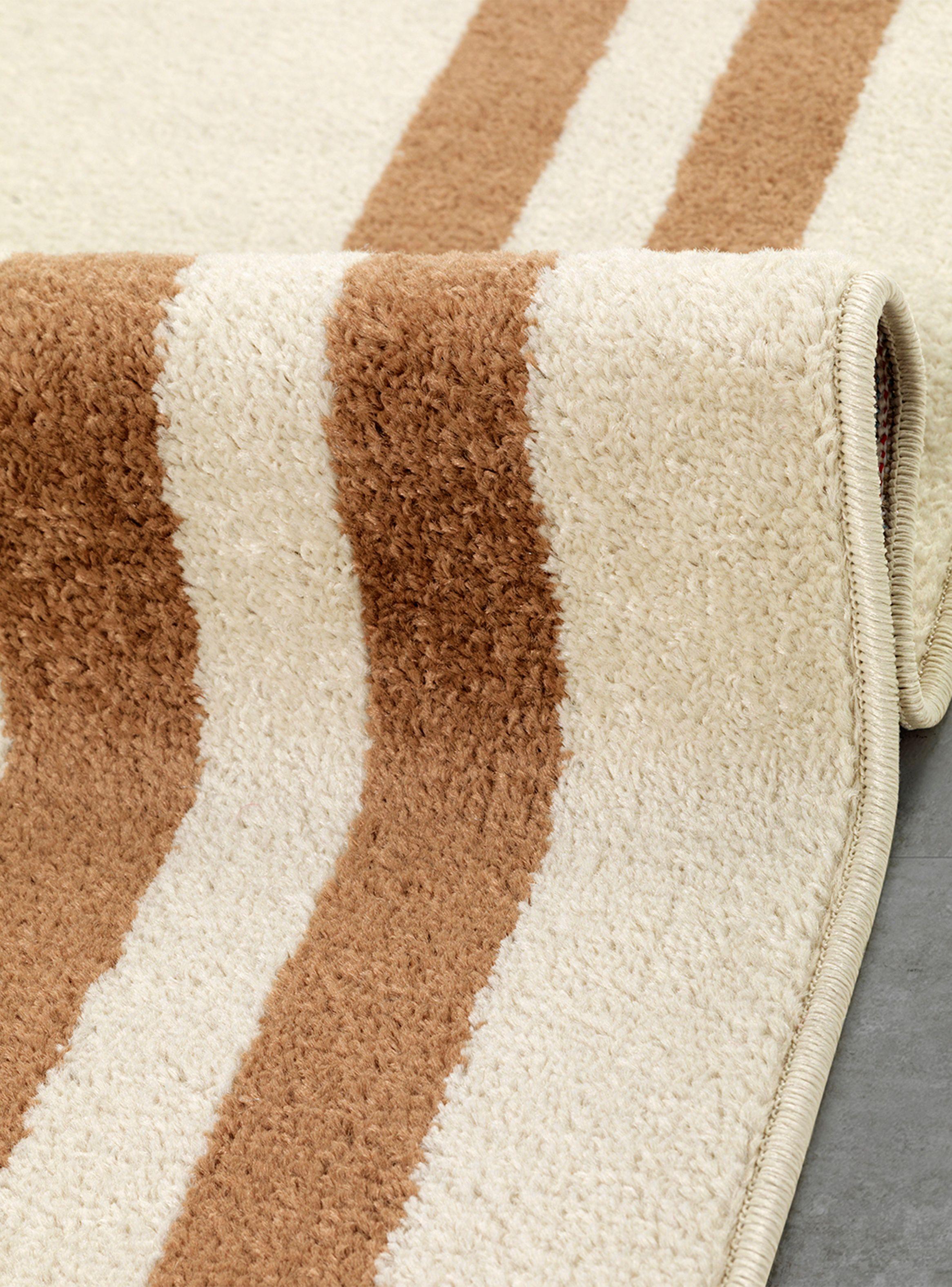 Alfombra 120 x 180 cm Amigo Beige Marco Café-1