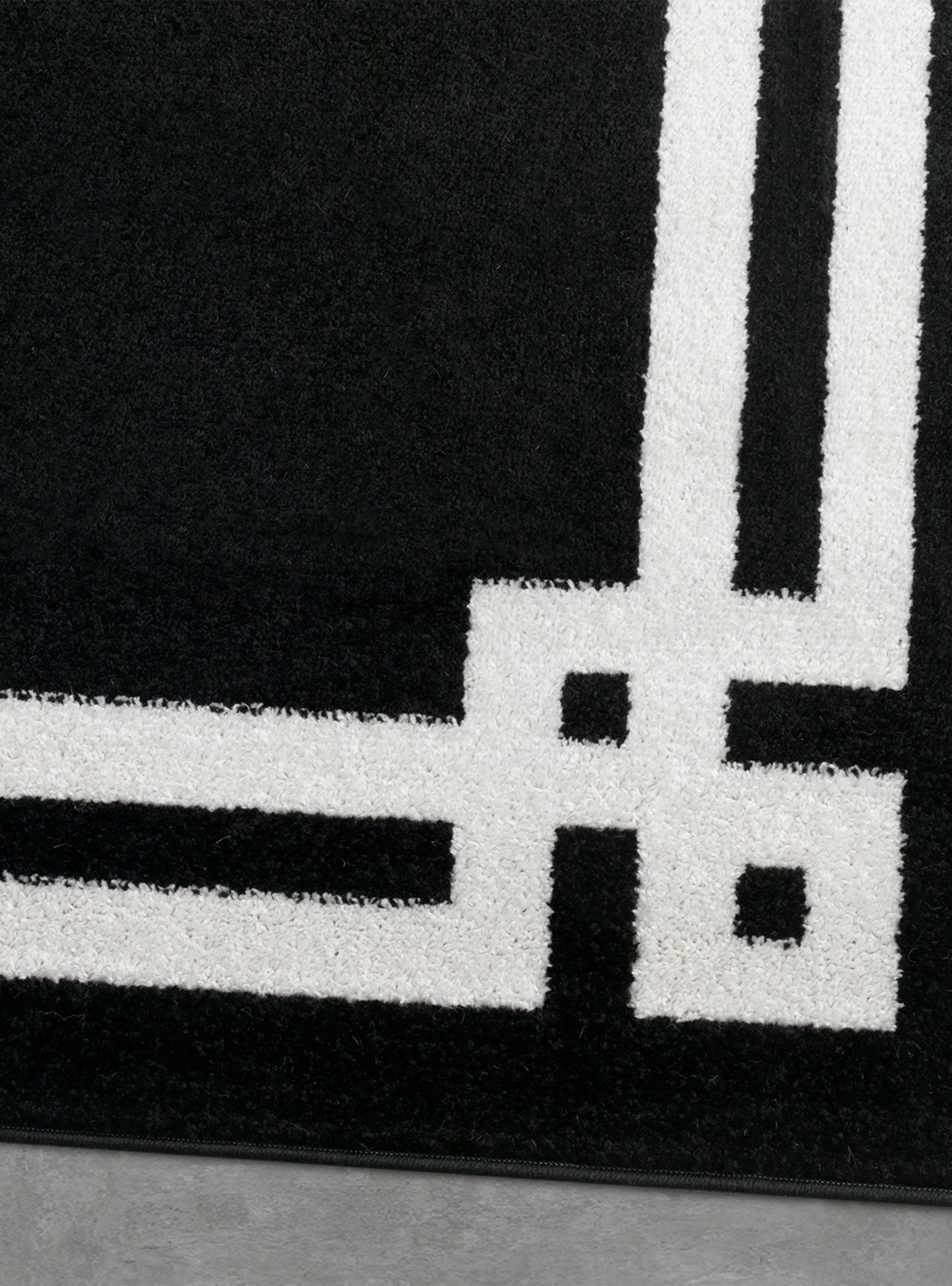 Alfombra Amigo Negro 160 x 230 cm-3