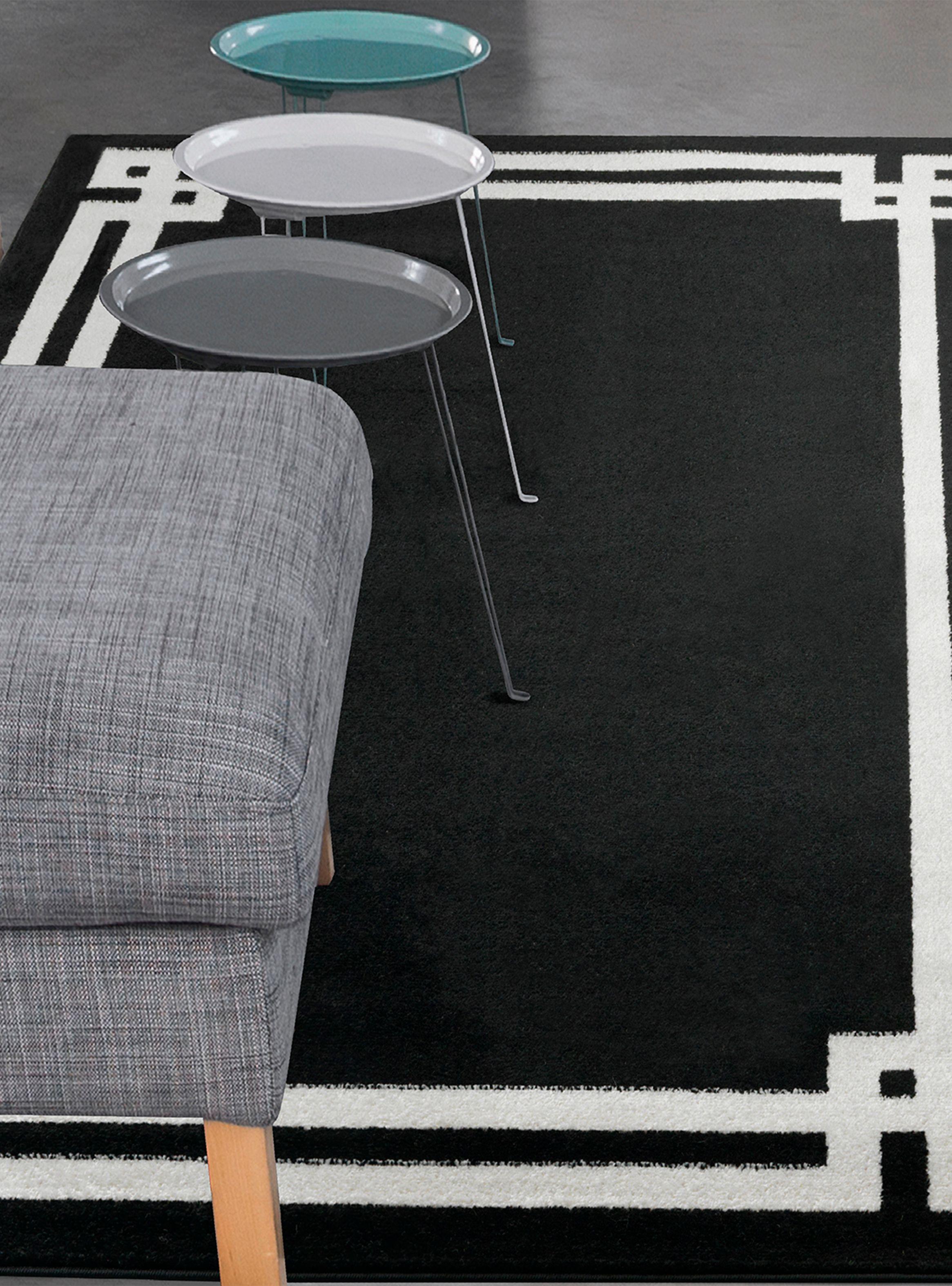 Alfombra Amigo Negro 160 x 230 cm-2