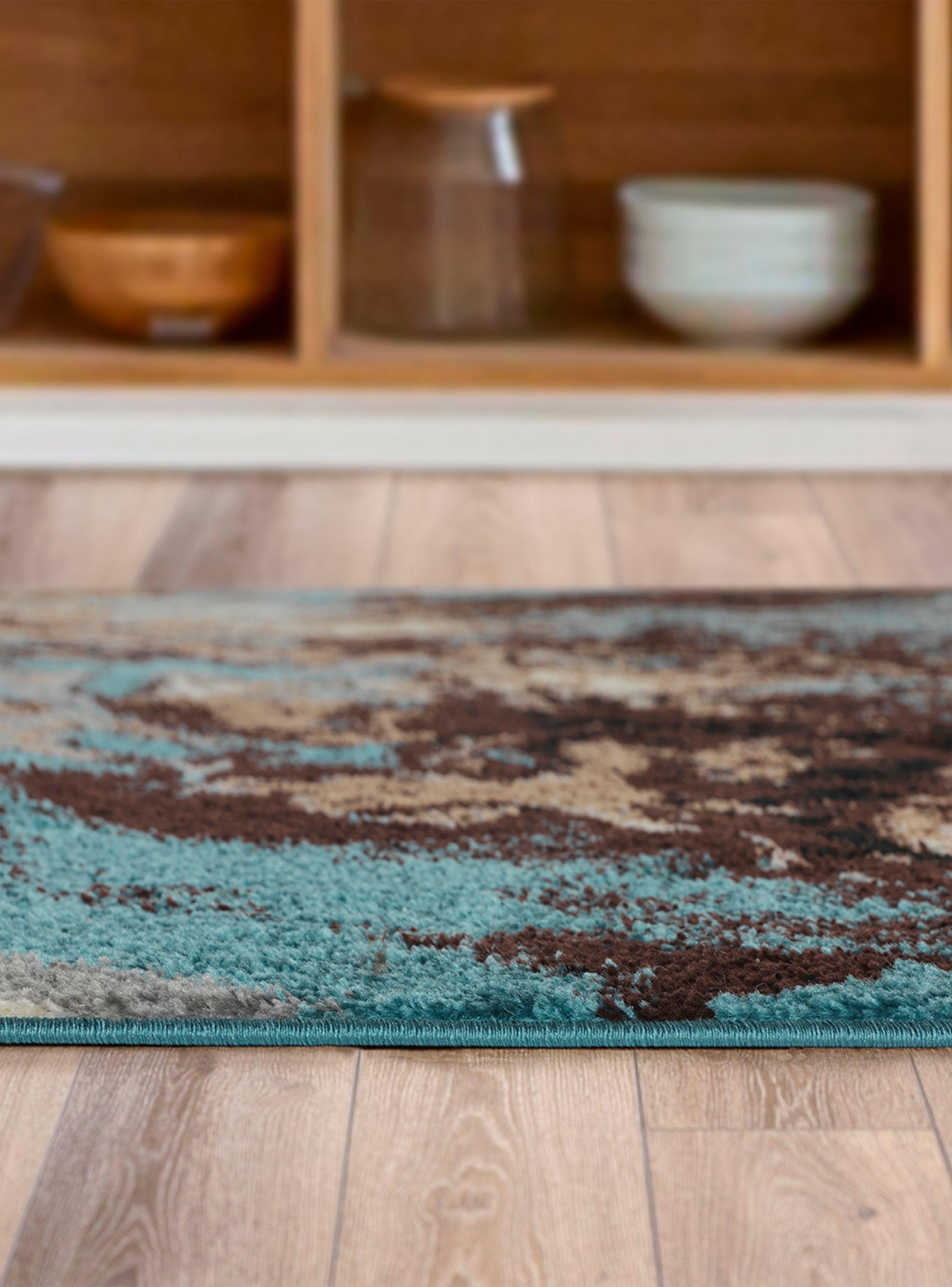 Alfombra Amigo Turquesa 200 x 290 cm Contraste-5