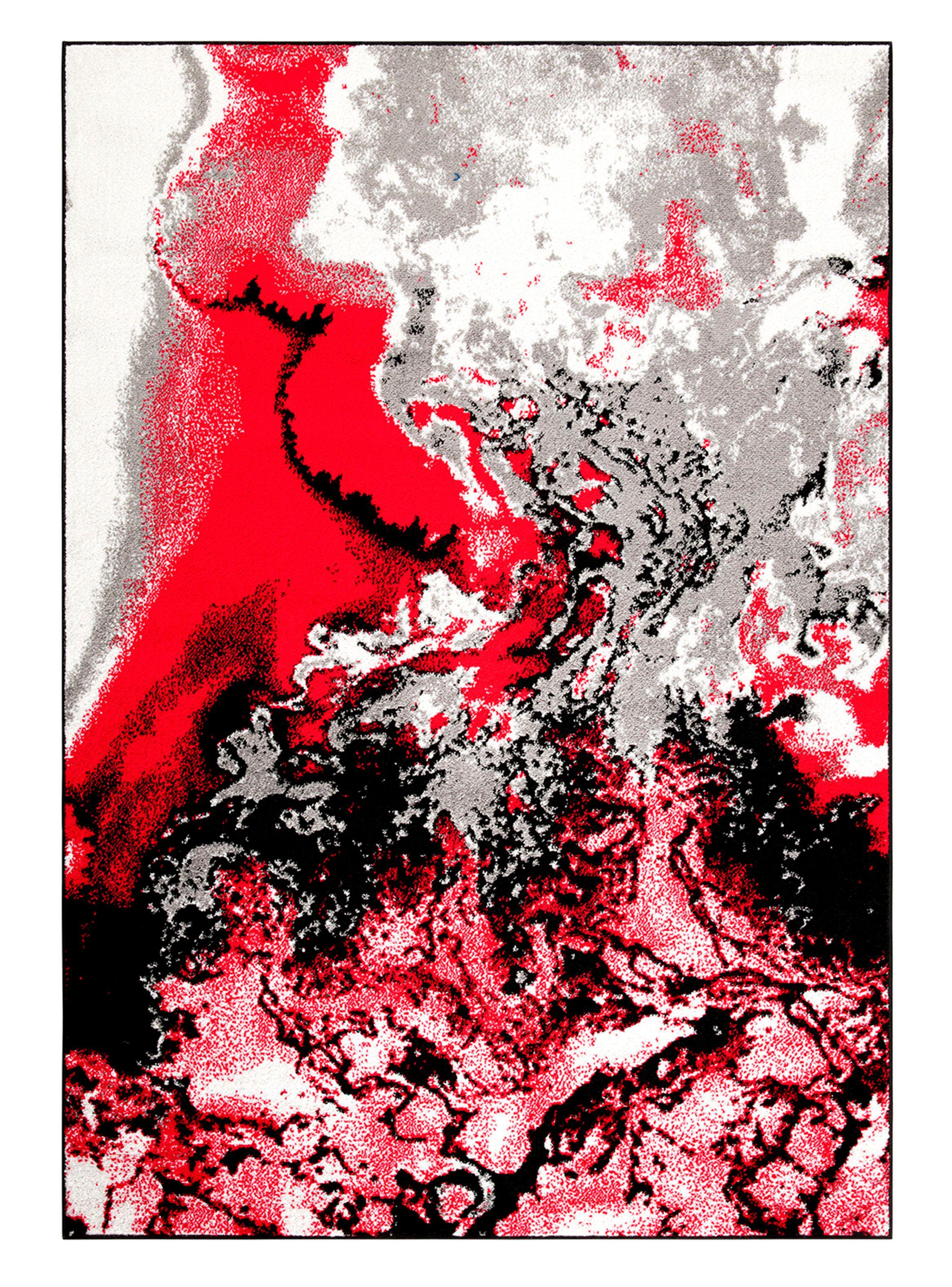 Alfombra 120 x 180 cm Amigo Rojo Contraste-0