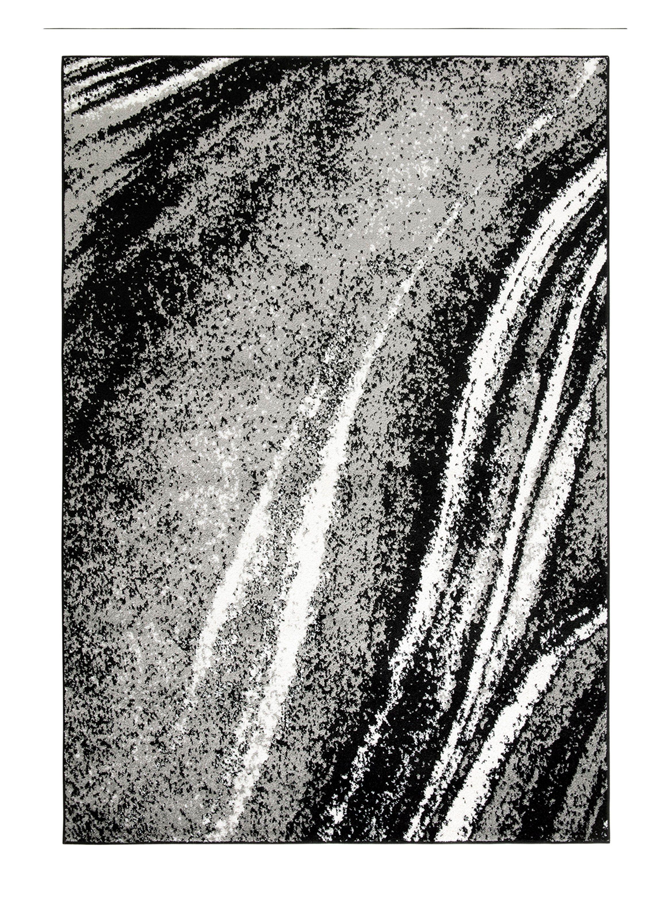 Alfombra 160 x 230 cm Amigo Gris Tie Dye-0