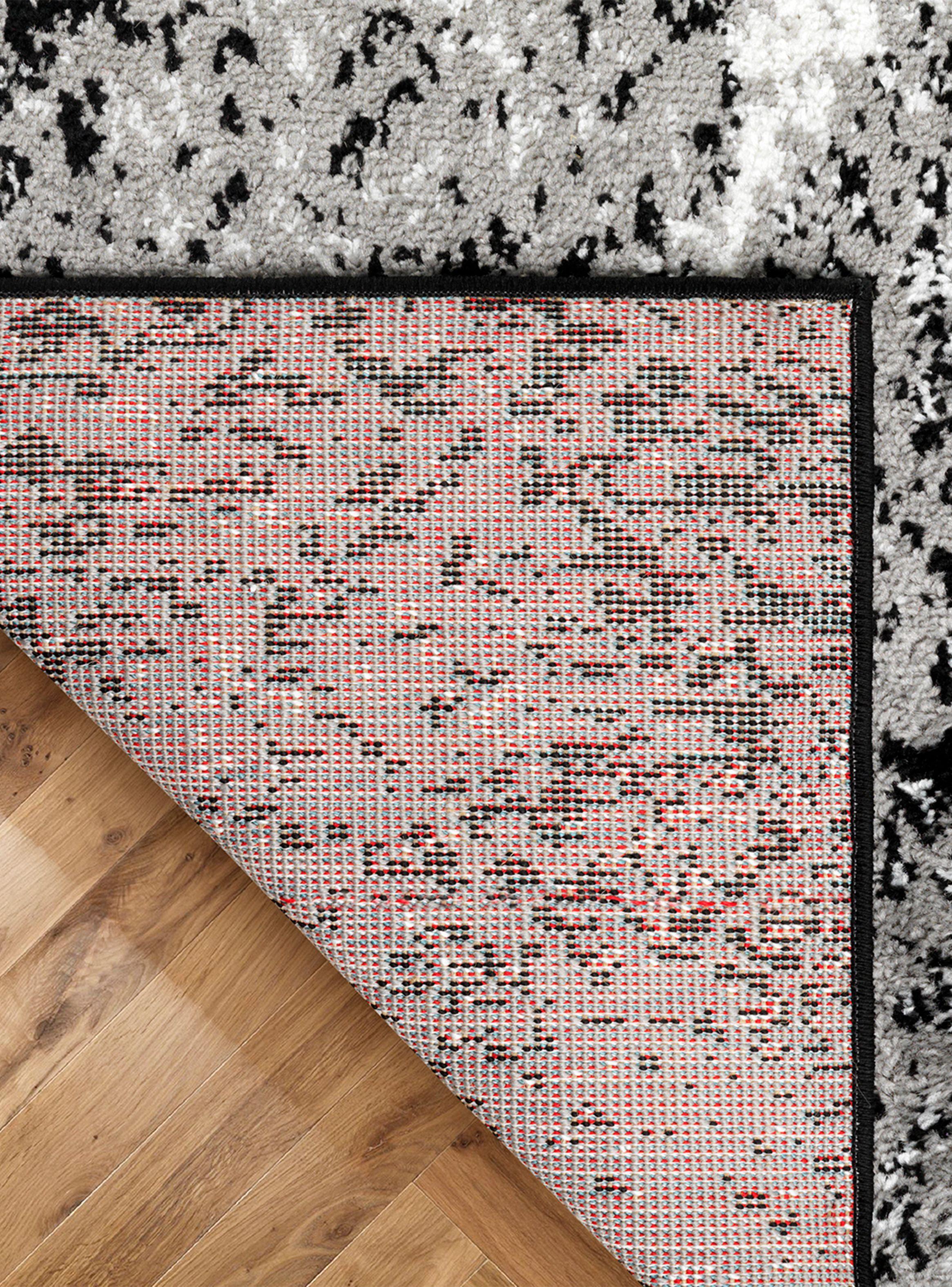 Alfombra 200 x 290 cm Amigo Gris Tie Dye-4