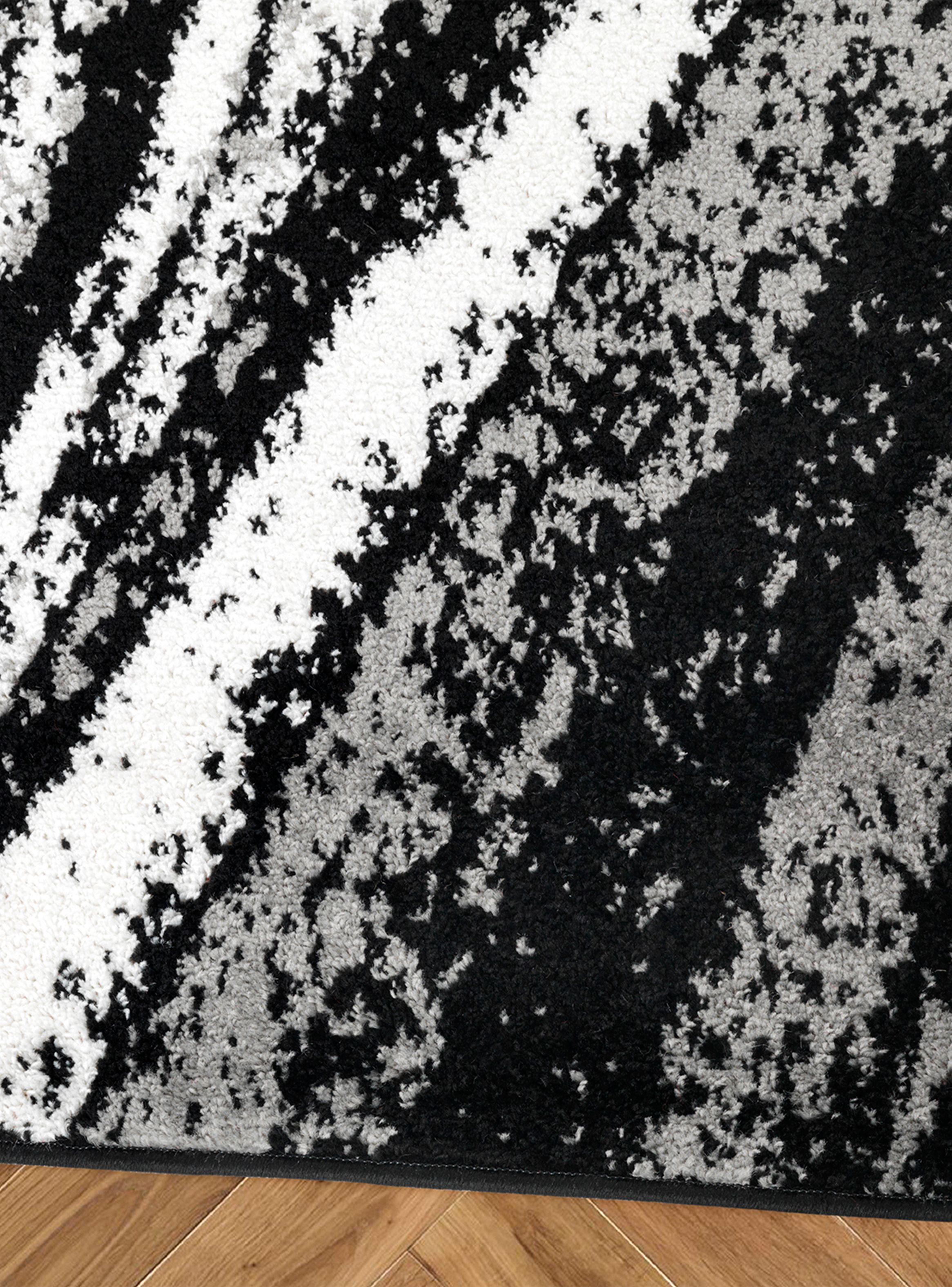 Alfombra 200 x 290 cm Amigo Gris Tie Dye-3