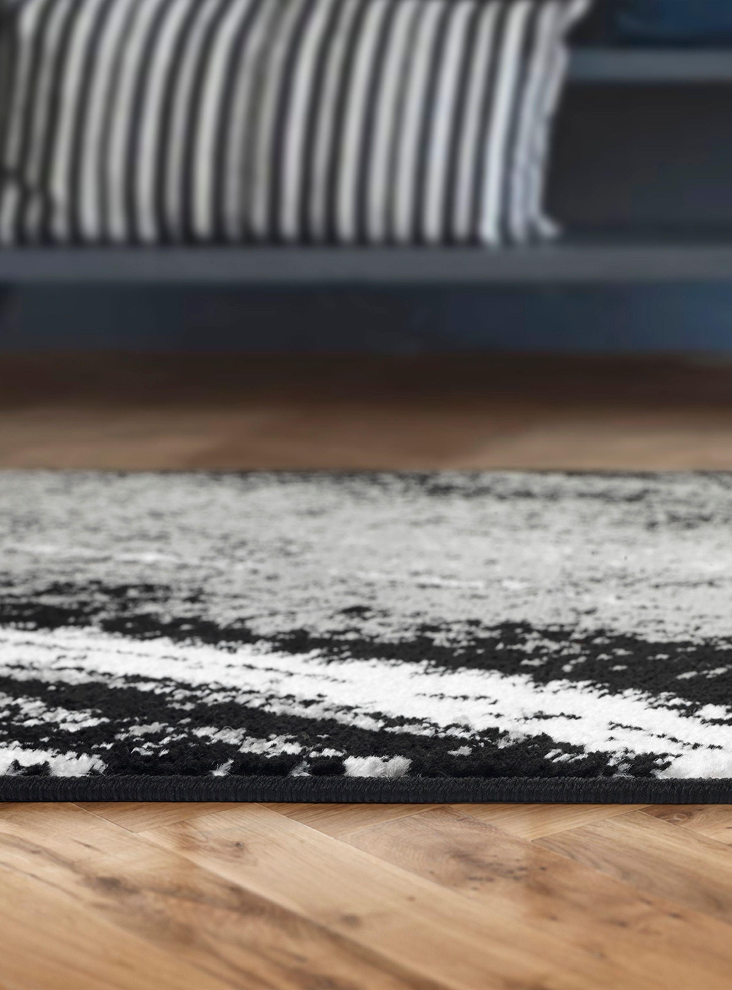 Alfombra 200 x 290 cm Amigo Gris Tie Dye-5