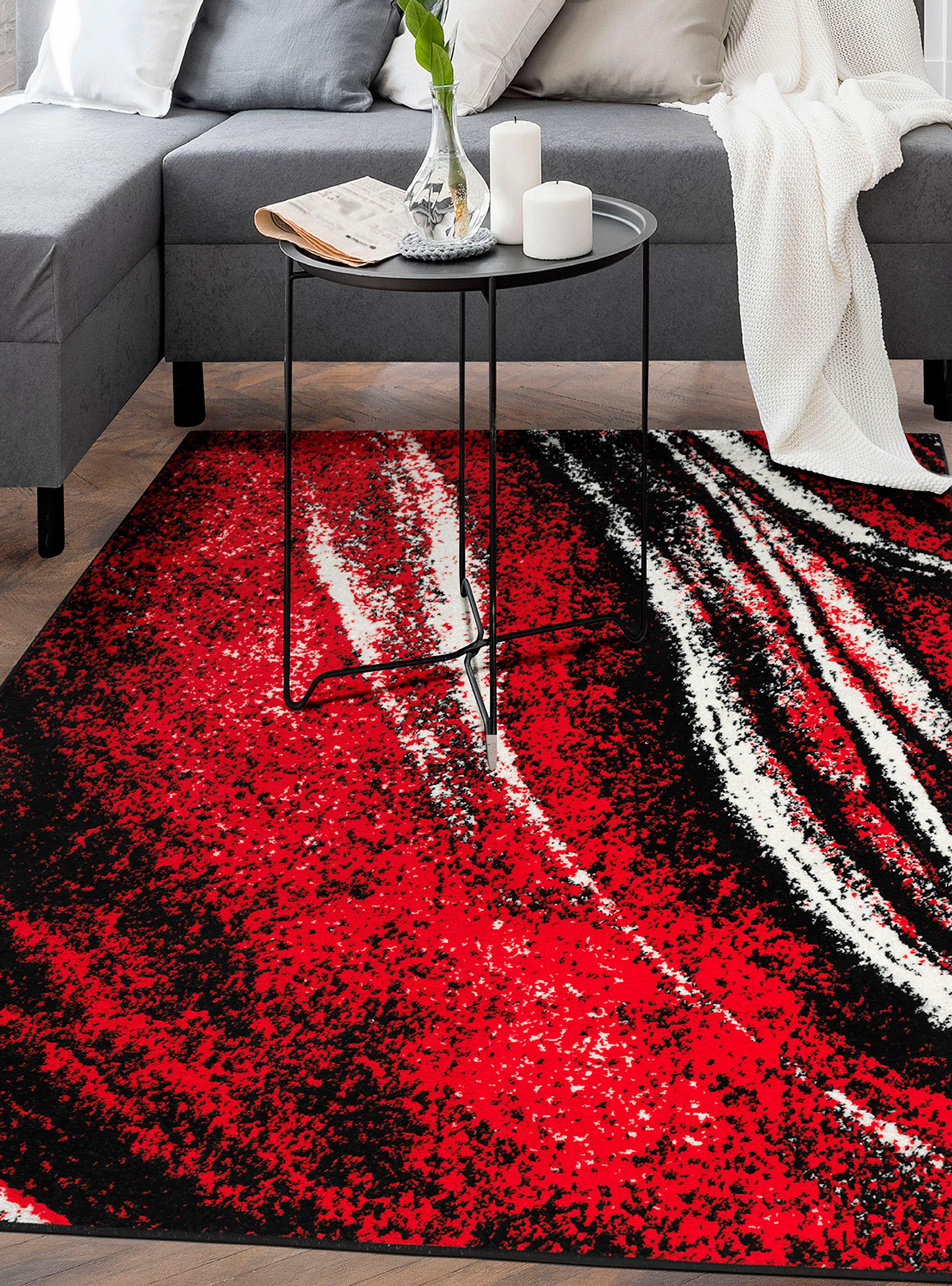 Alfombra 120 x 180 cm Amigo Rojo Tie Dye-2