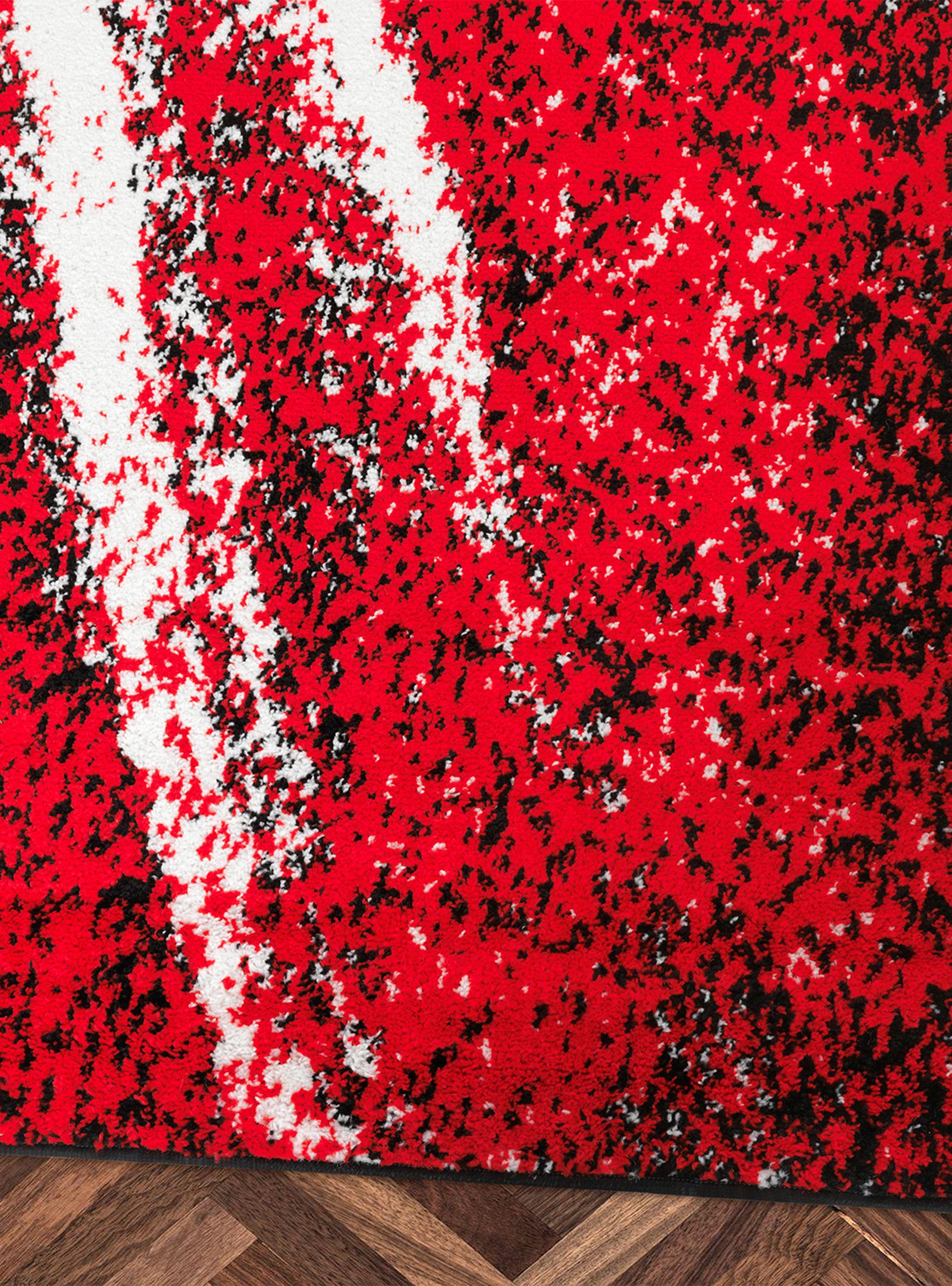 Alfombra 120 x 180 cm Amigo Rojo Tie Dye-3