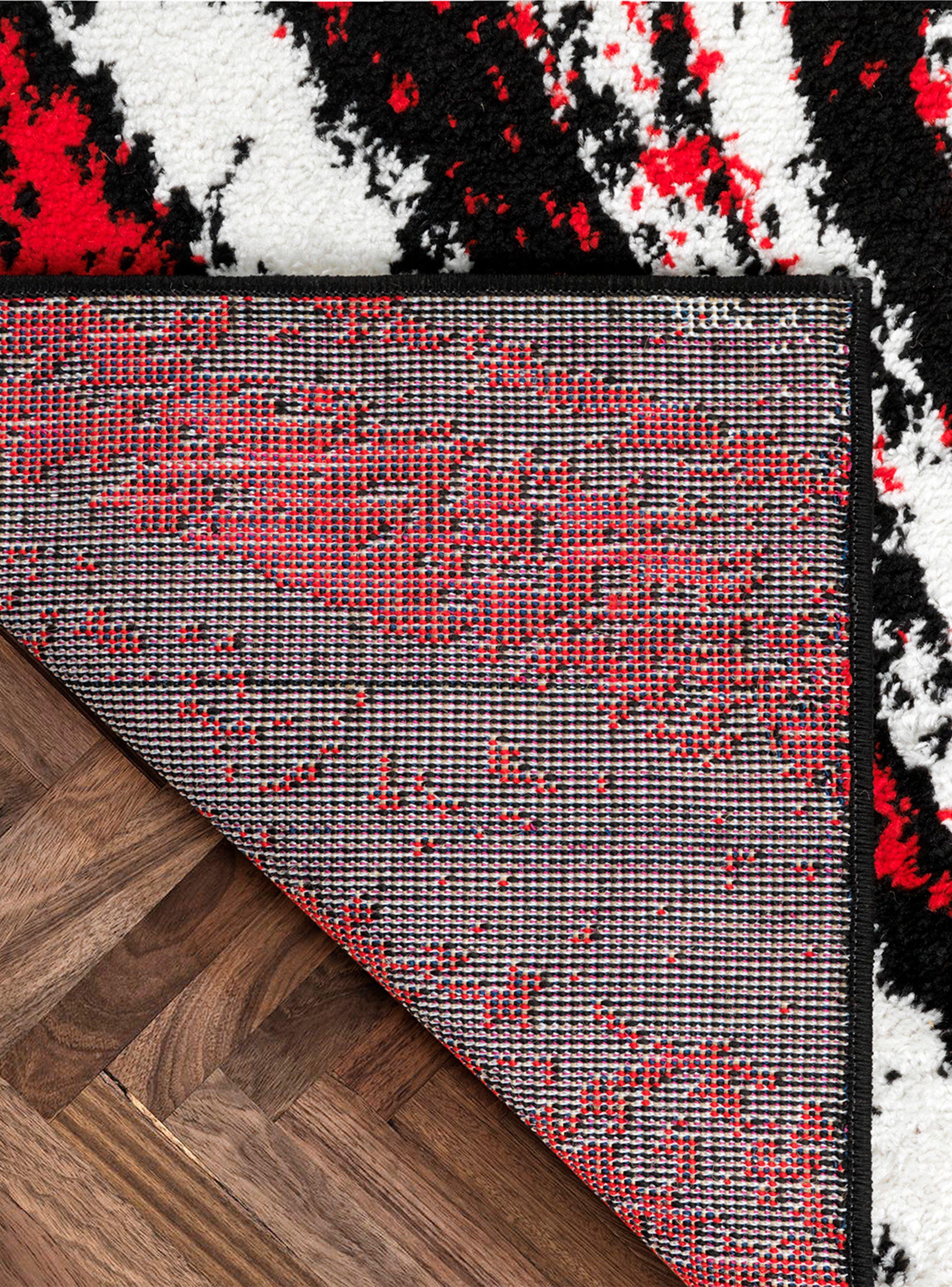 Alfombra 240 x 305 cm Amigo Rojo Tie Dye-4