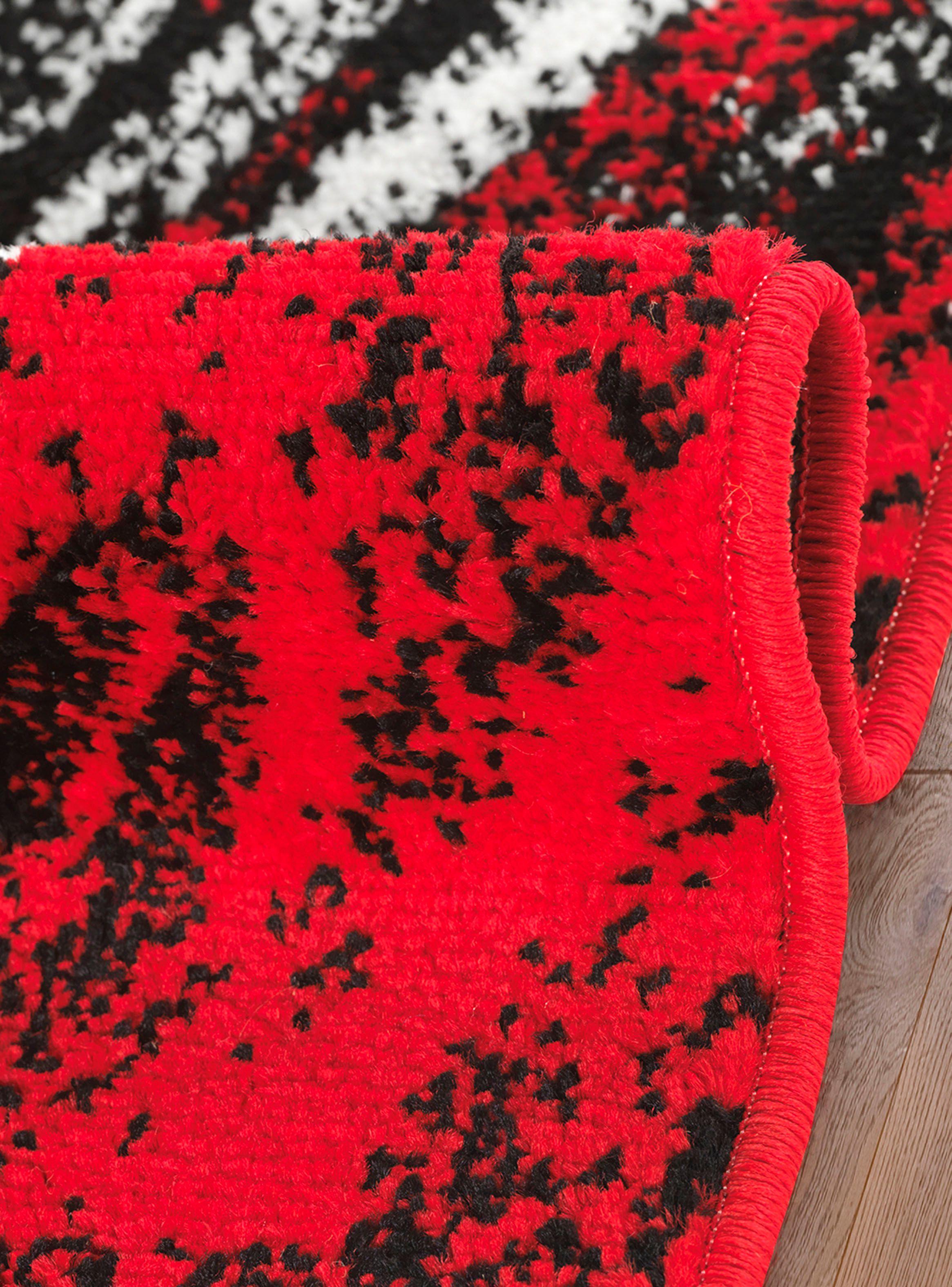 Alfombra Pasillo 70 x 230 cm Amigo Rojo Tie Dye-1