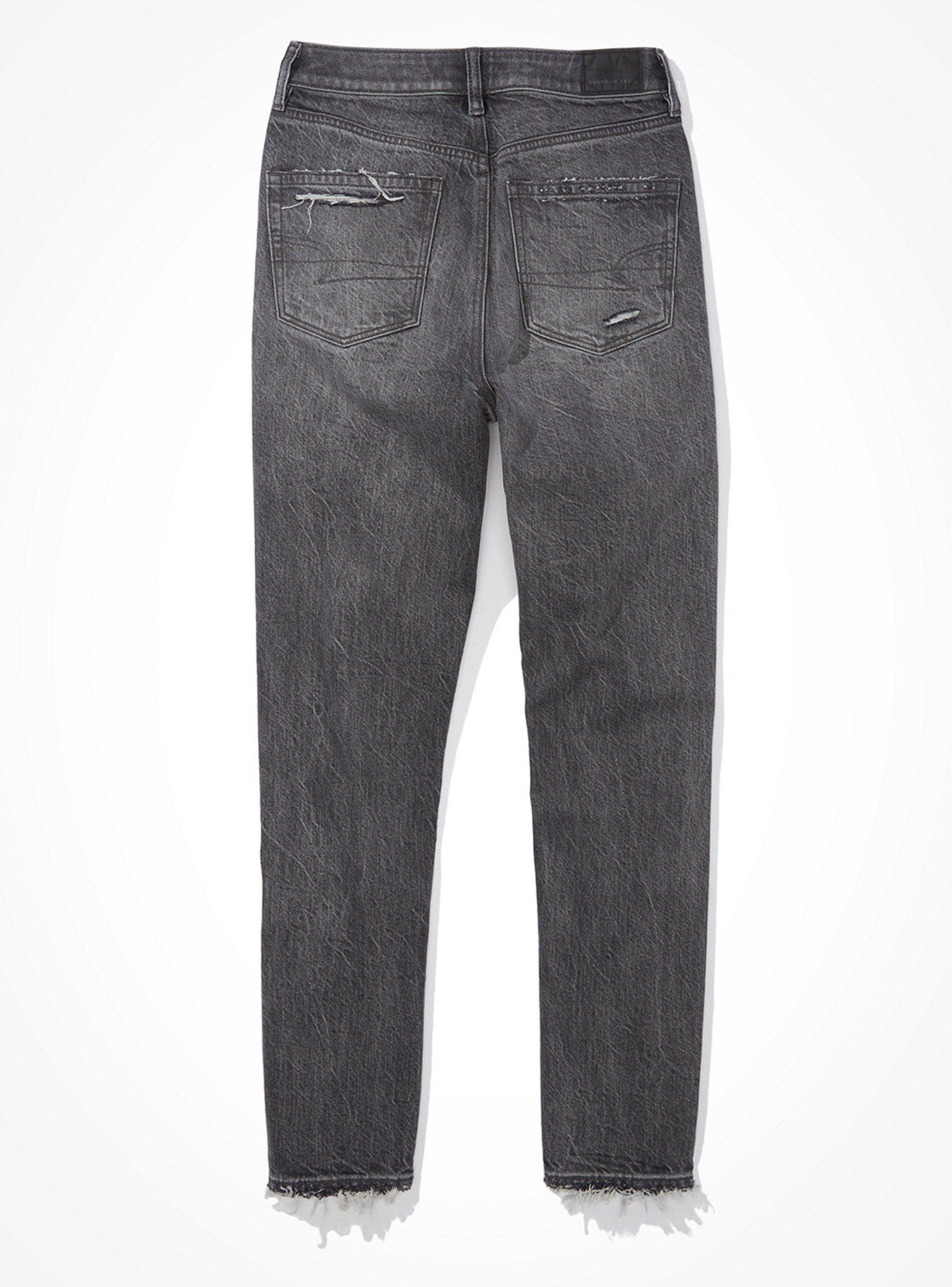Jeans Mom Ripped Tiro Alto-3