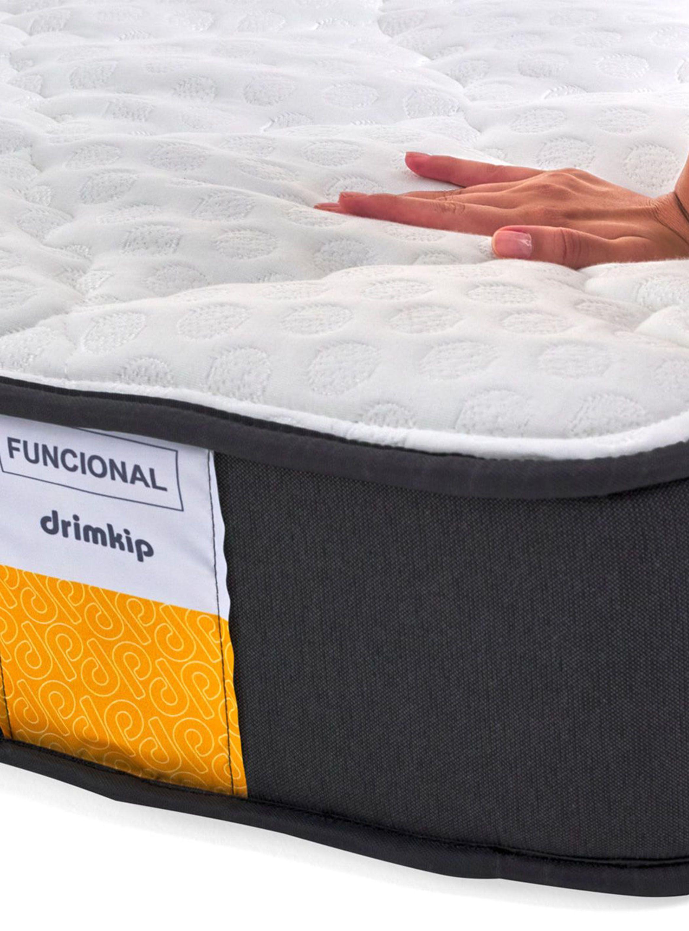 Cama Americana Funcional 1 Plaza Plus + Topper-2