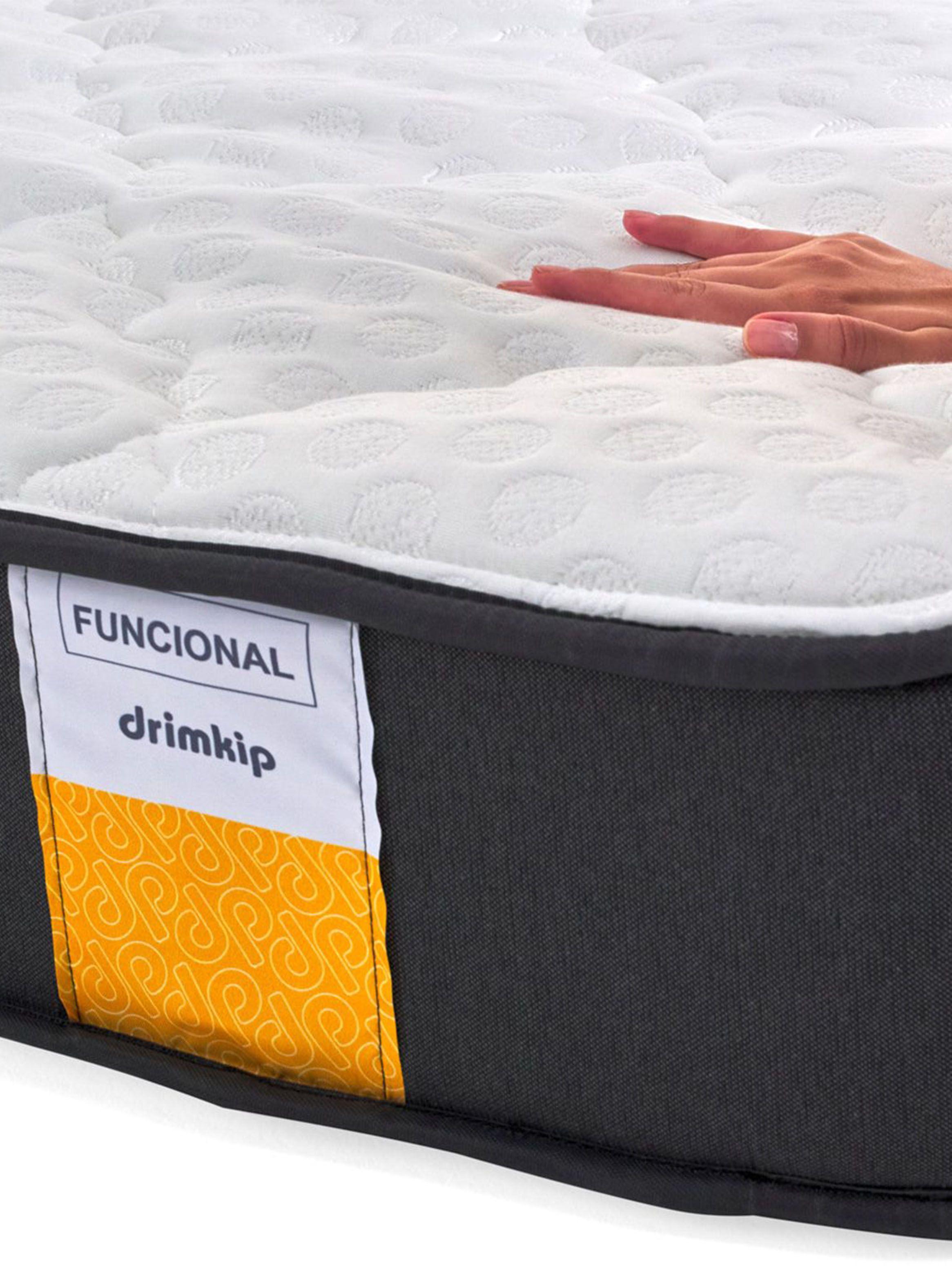 Cama Americana Funcional 2 Plazas + Respaldo + Topper-2
