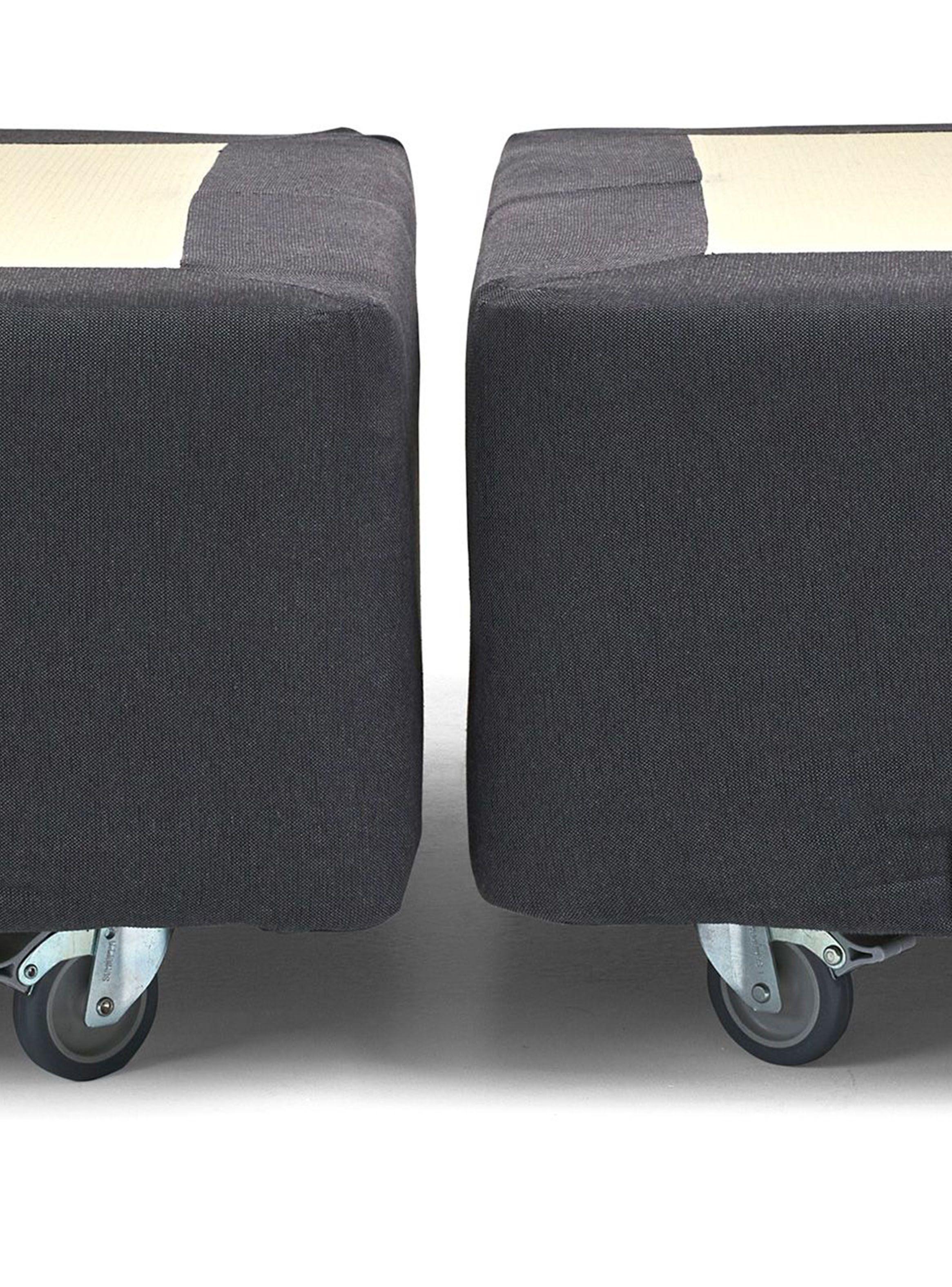 Cama Americana Funcional 2 Plazas Plus Base Dividida + Topper-3