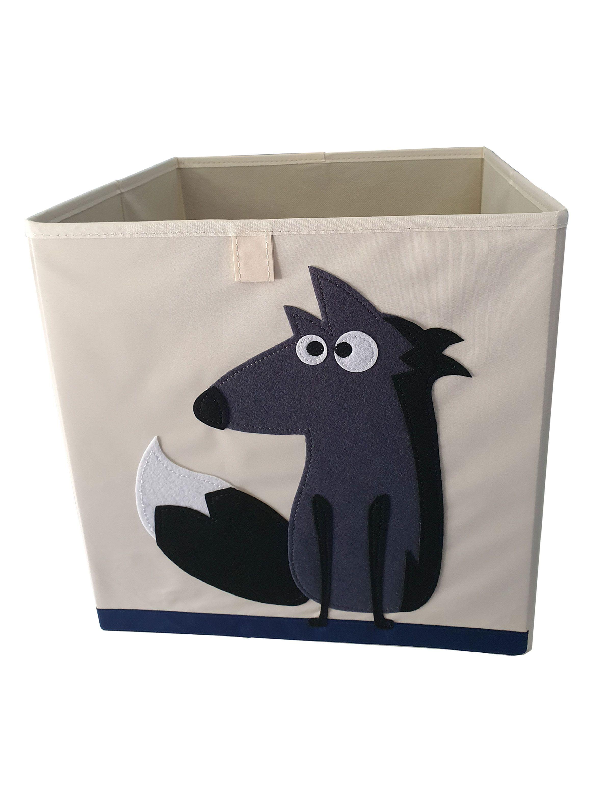 Caja de Almacenamiento de Juguetes Lobo-0