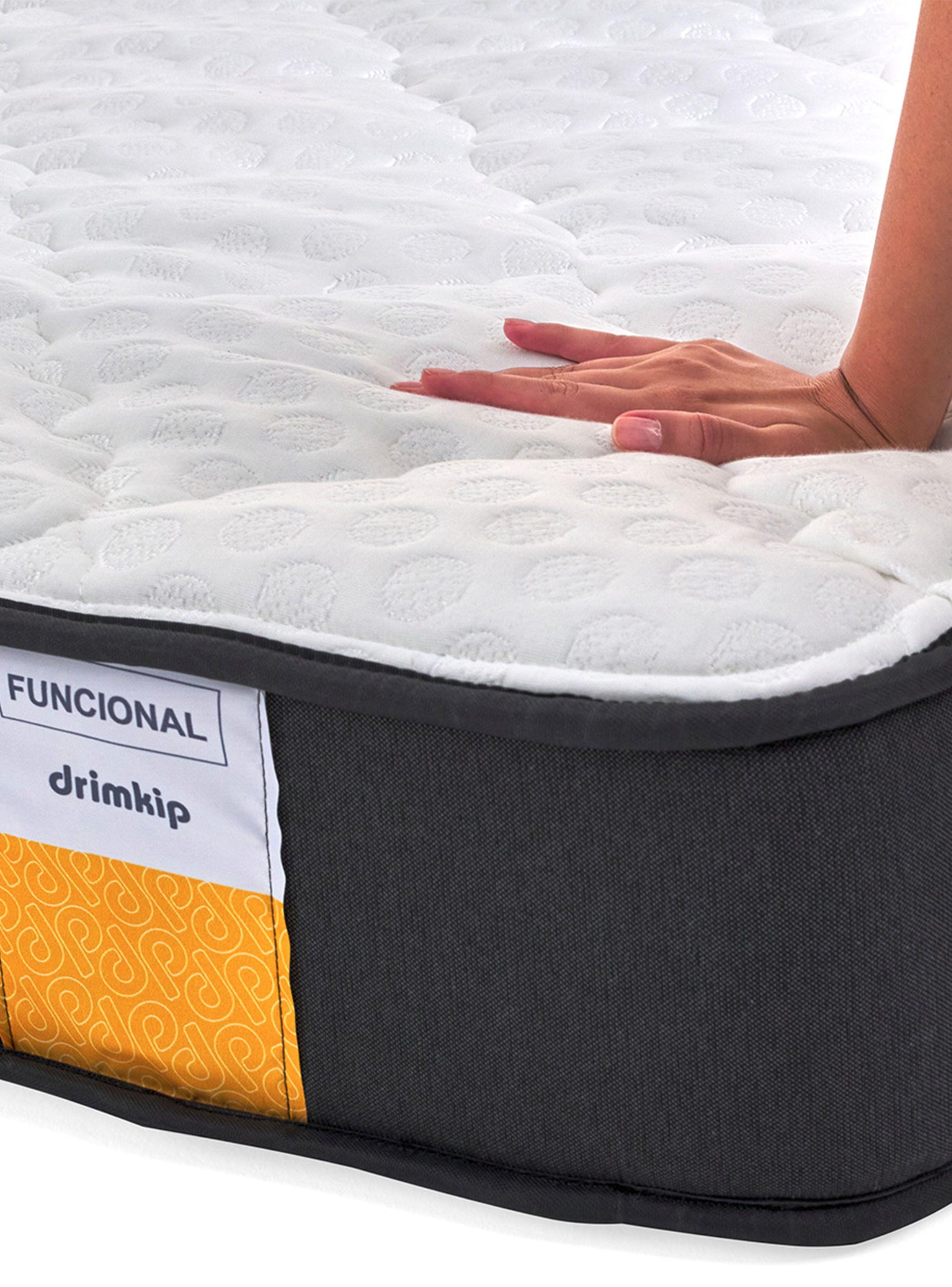 Cama Europea Funcional 2 Plazas Plus Base Dividida + Topper-2