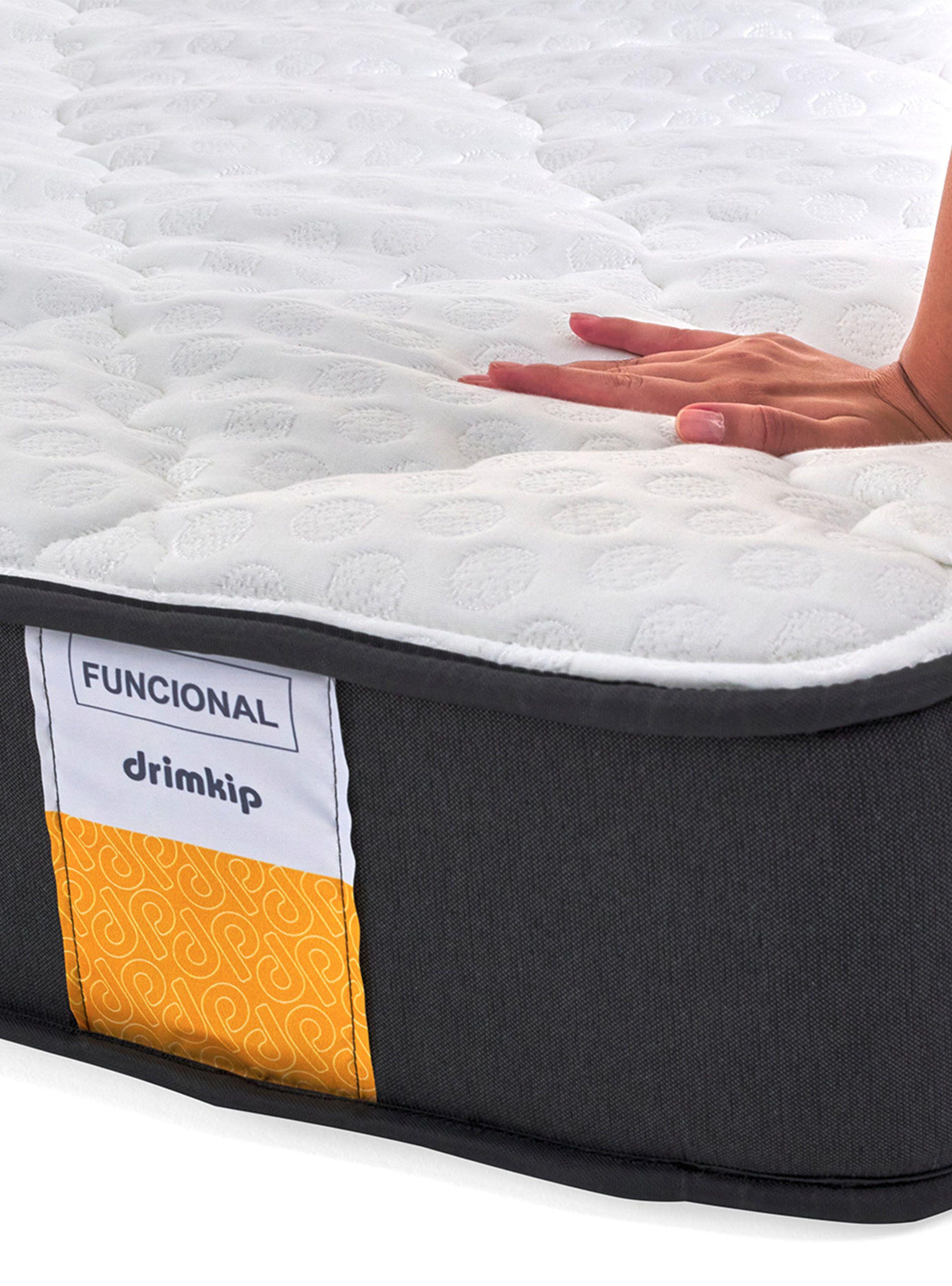 Cama Europea Funcional Queen + Respaldo + Topper-2