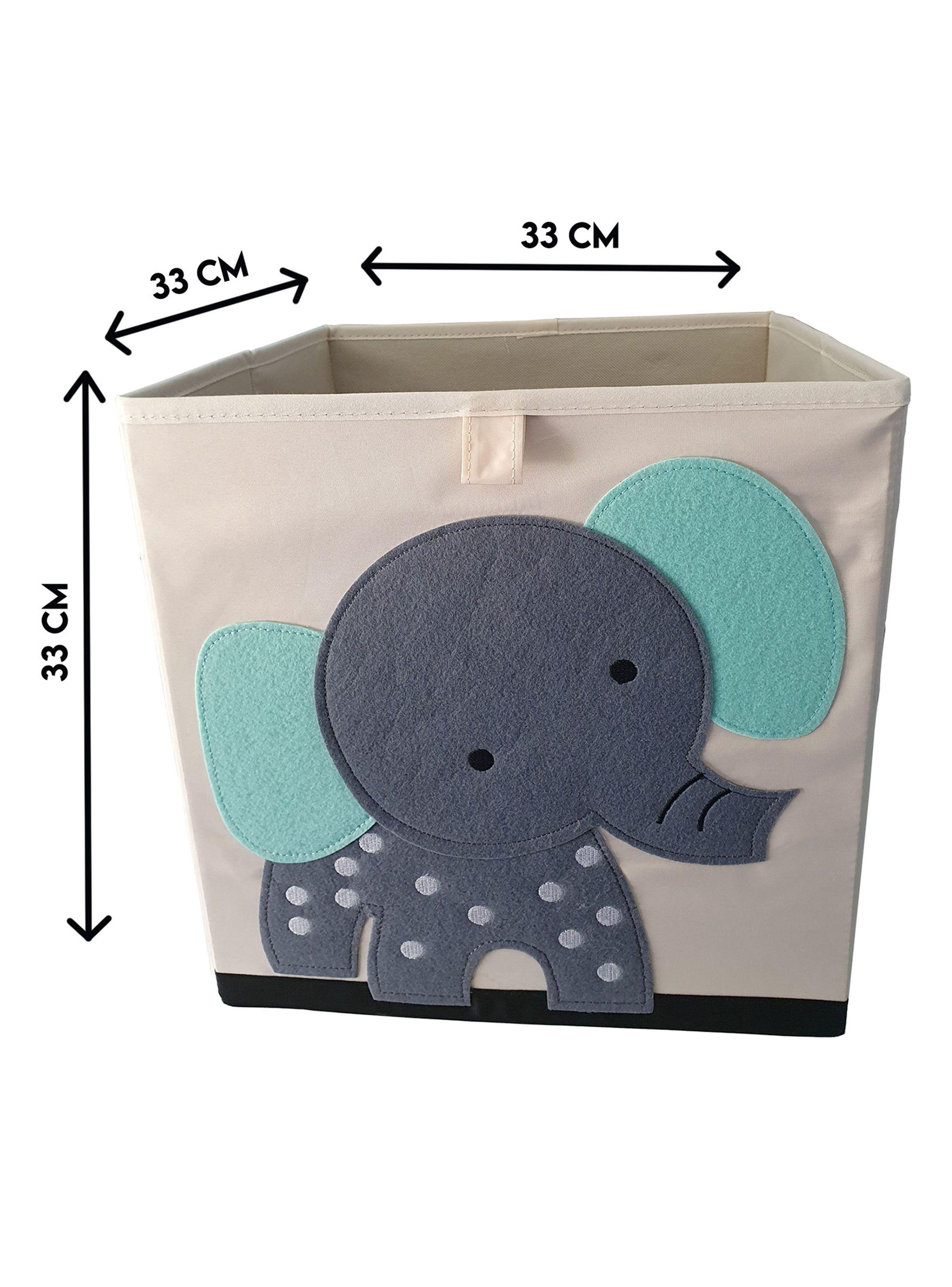 Caja de Almacenamiento de Juguetes Elefante-1