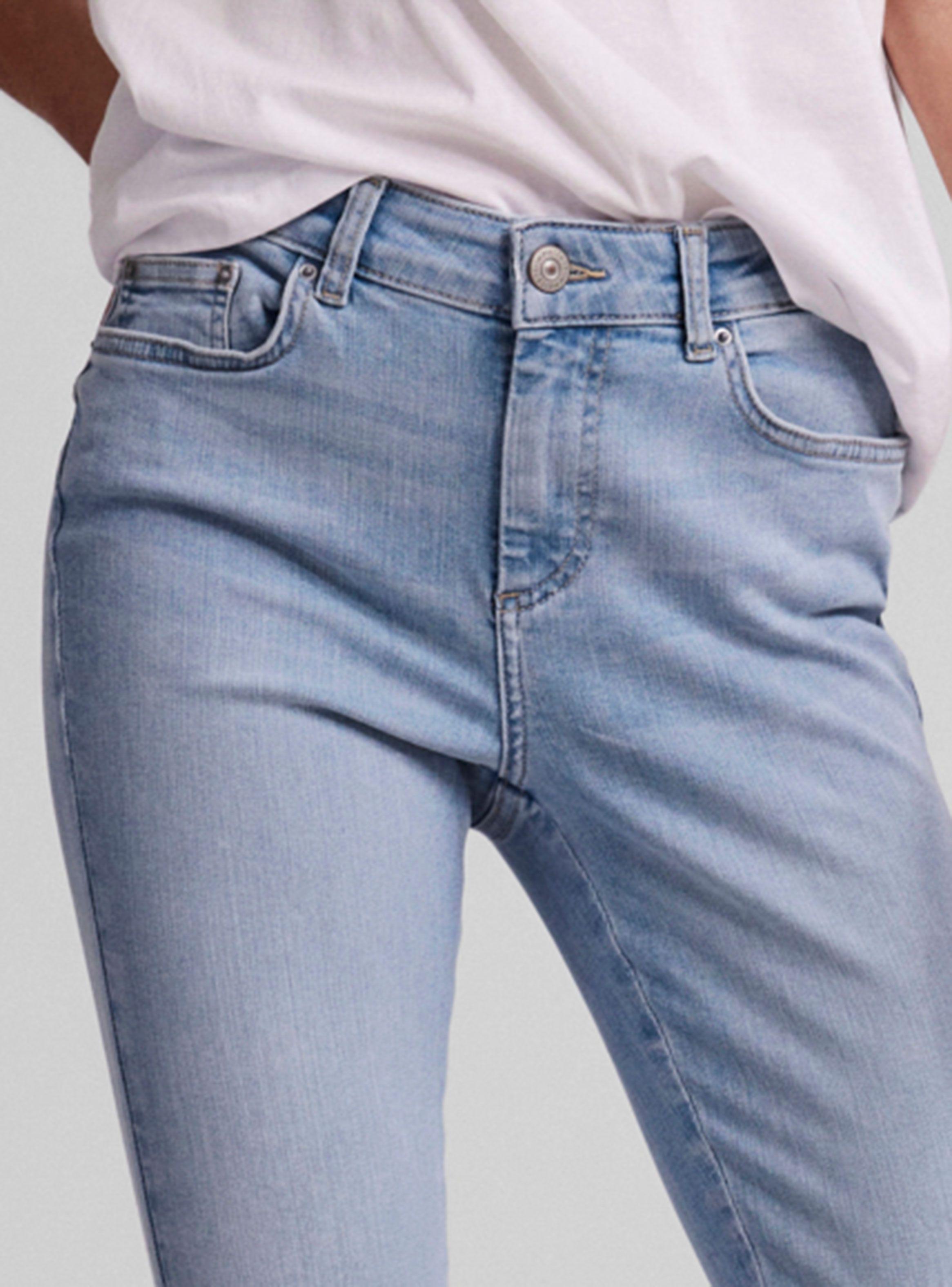 Jeans Liso Azul Claro Skinny-2
