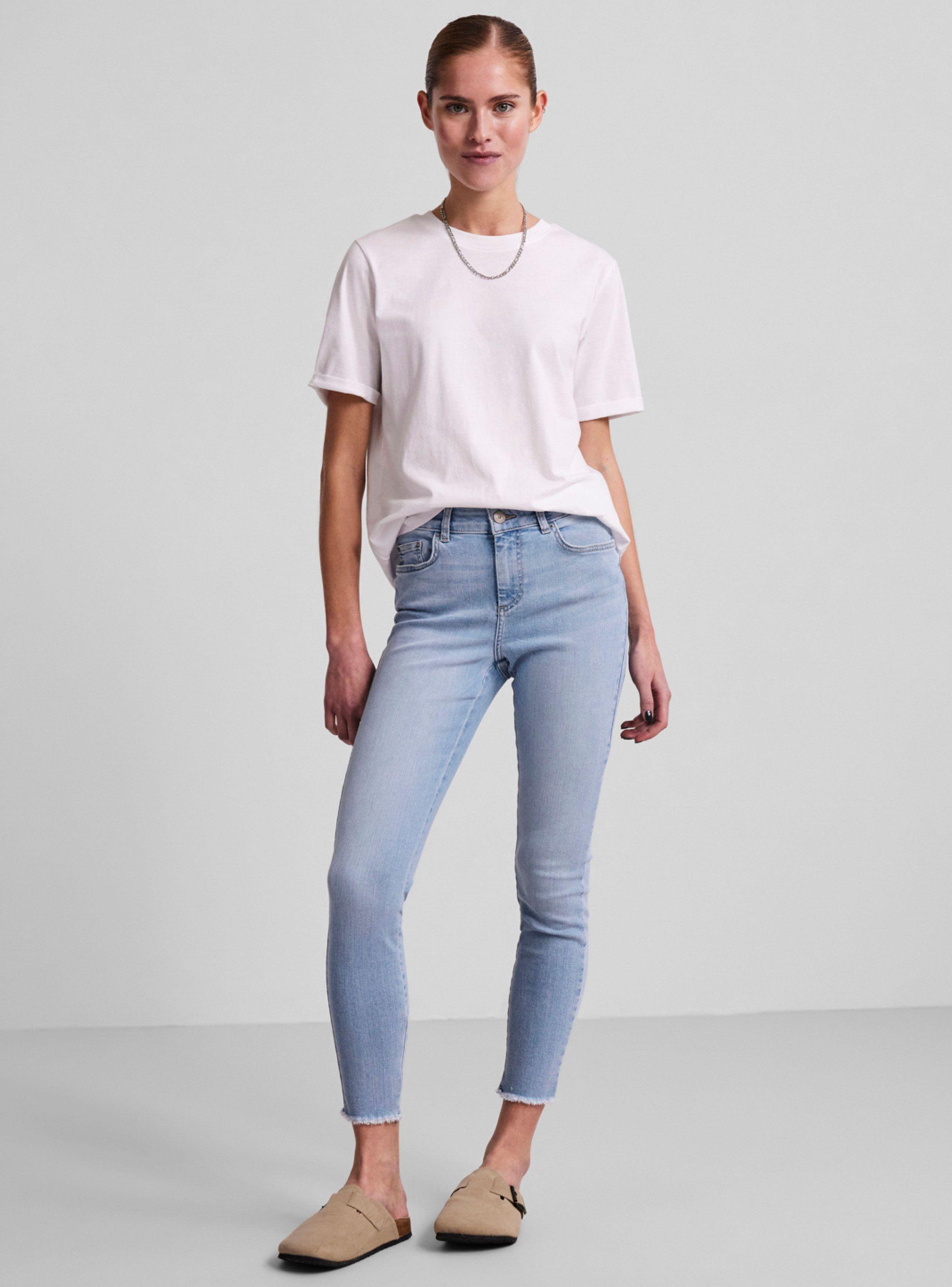 Jeans Liso Azul Claro Skinny-3