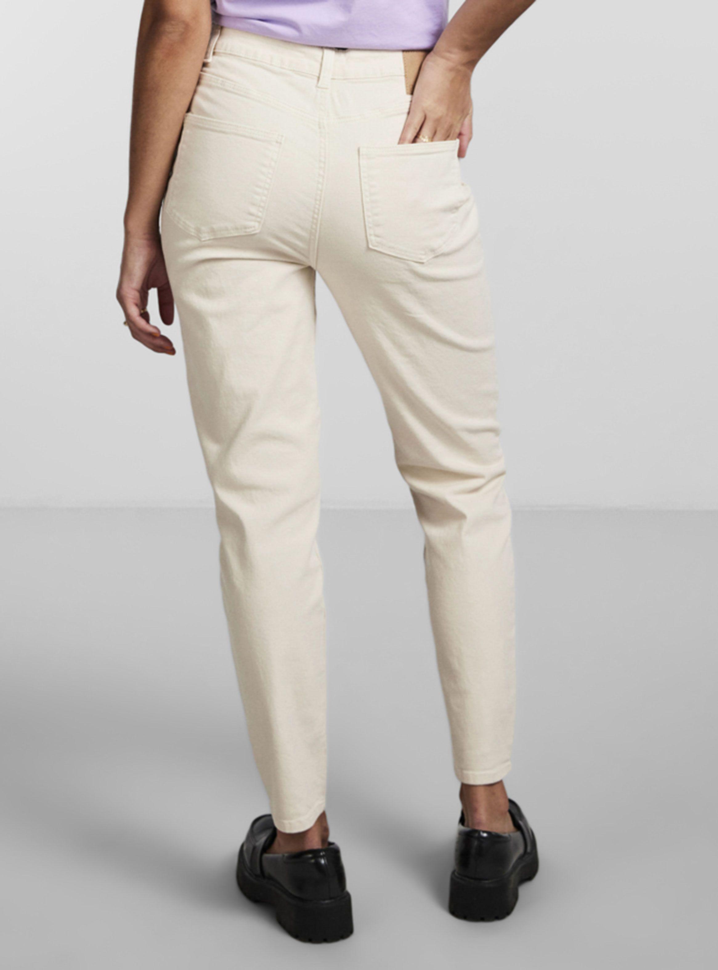Jeans Tiro Alto Cru-1