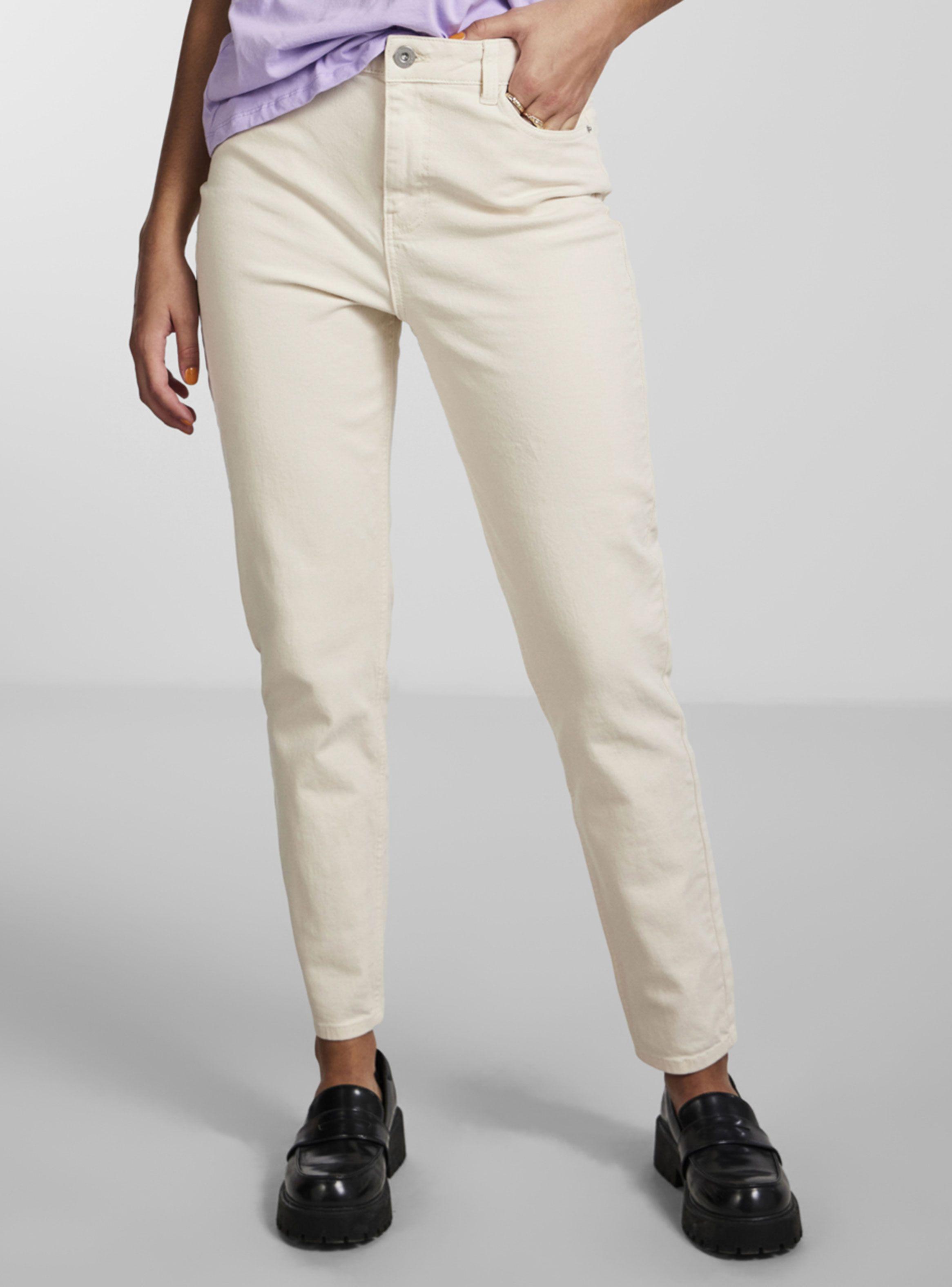 Jeans Tiro Alto Cru-0