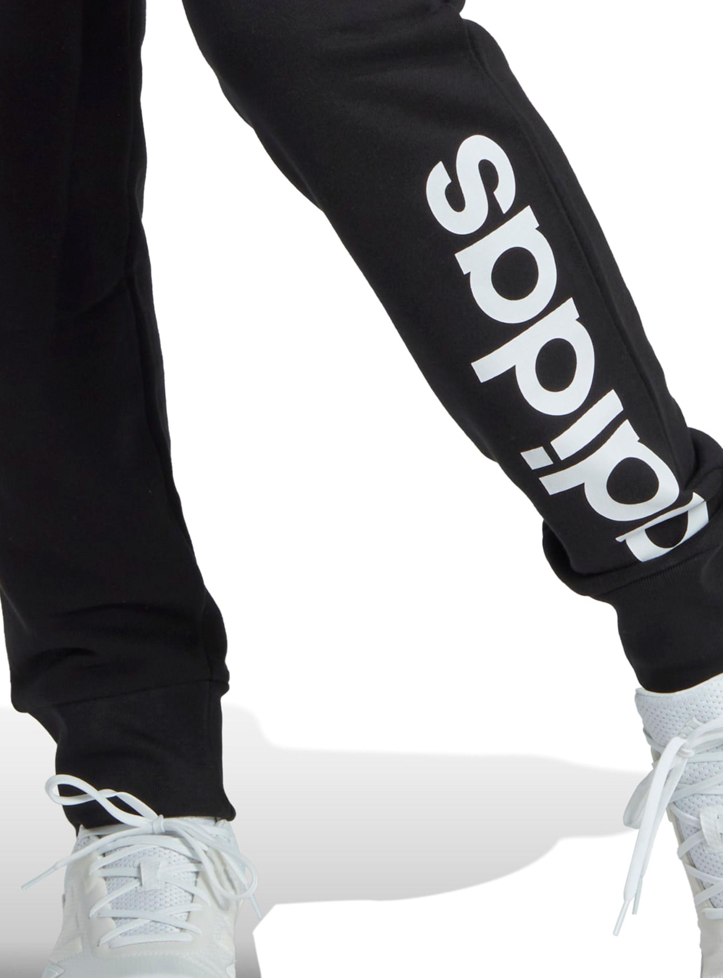 Pantalón Buzo Essentials French Terry Tapered Cuff Logo-3