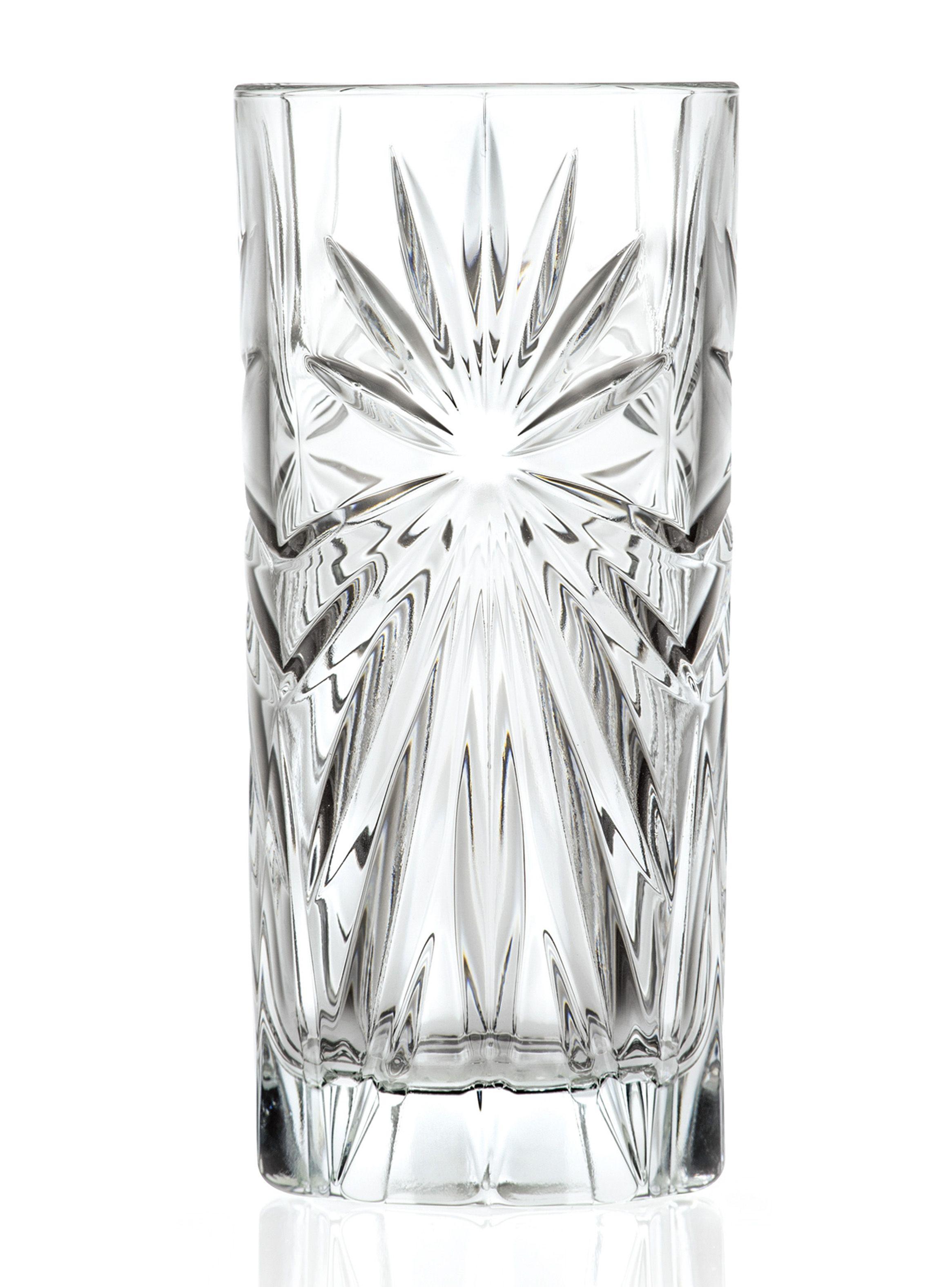 Set 4 Vasos Alto Cristal Italiano-2