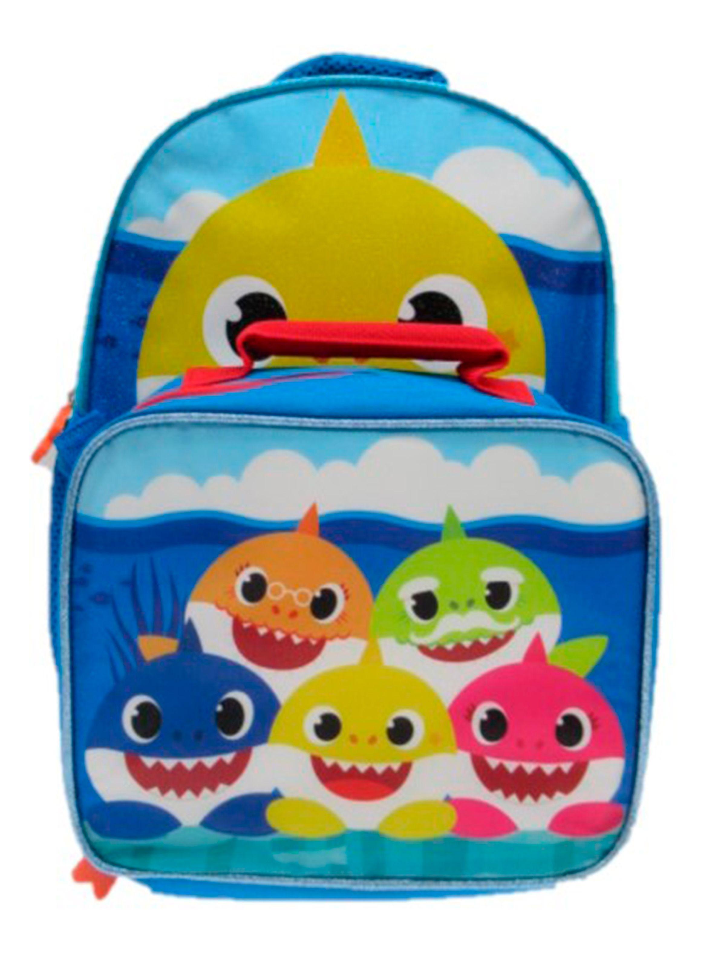 Set Mochila Baby Shark con Lonchera-0