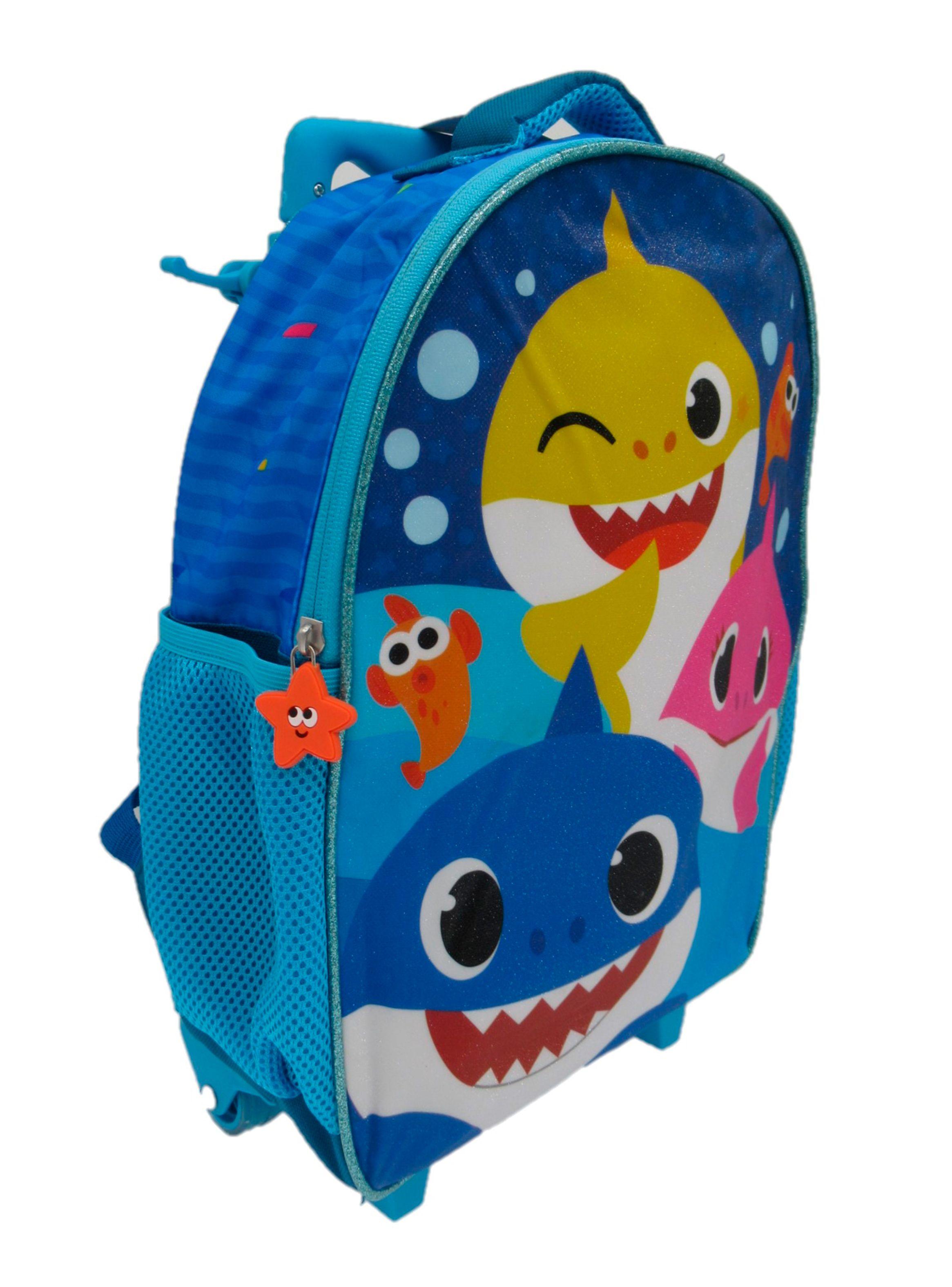 Mochila Baby Shark con Ruedas-2