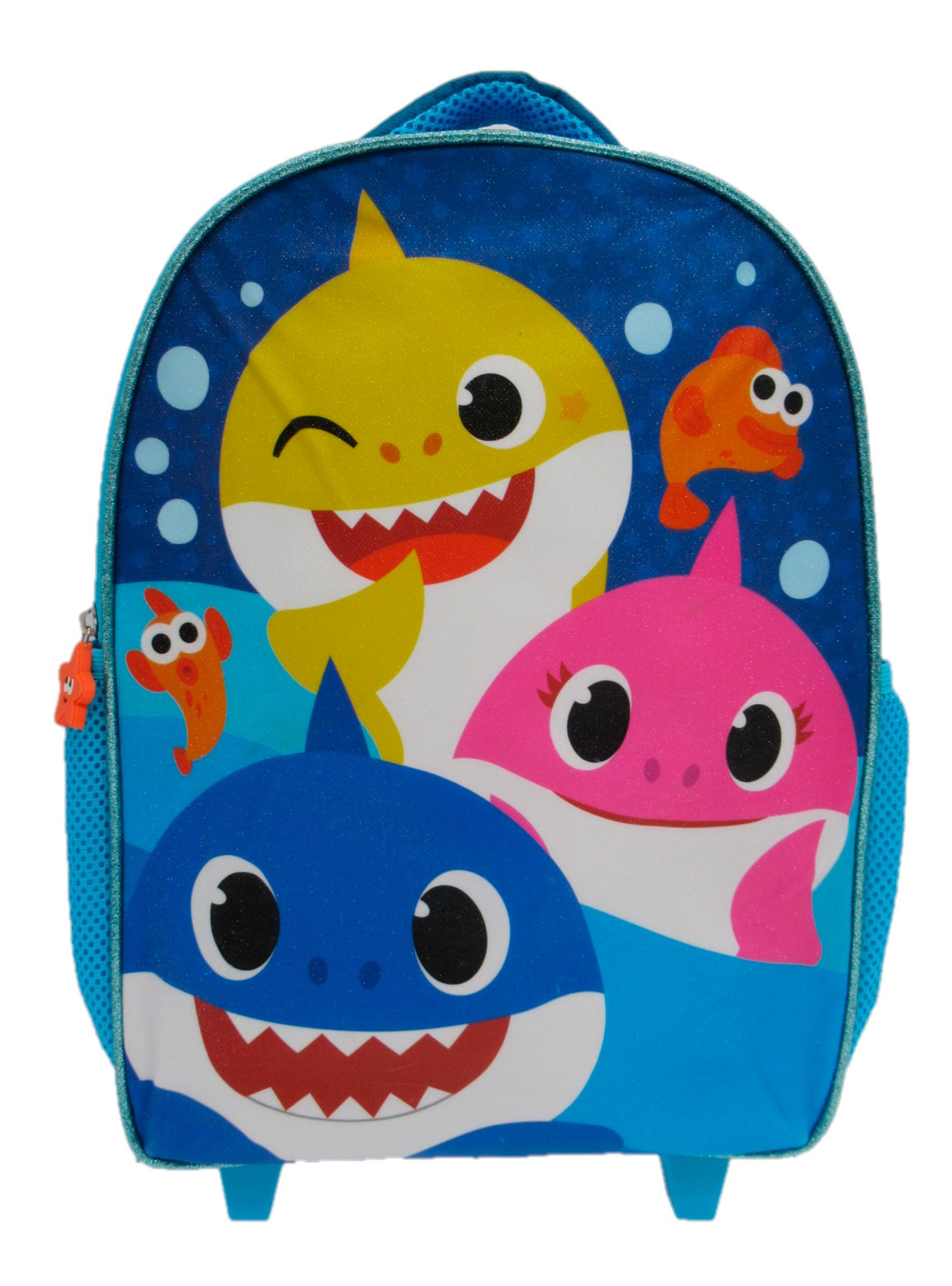 Mochila Baby Shark con Ruedas-0
