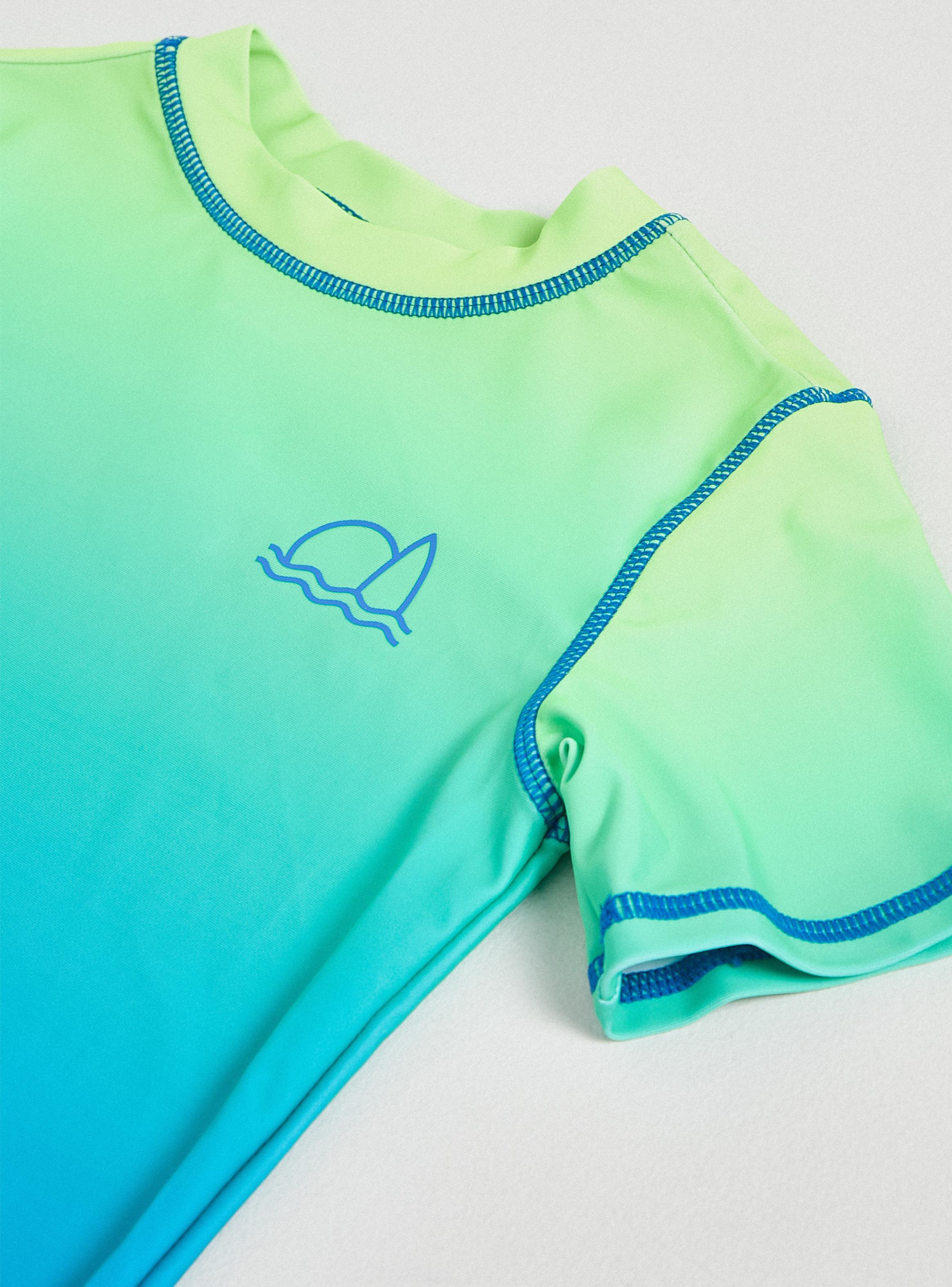 Traje de Baño Polera UV Color Degrade-1