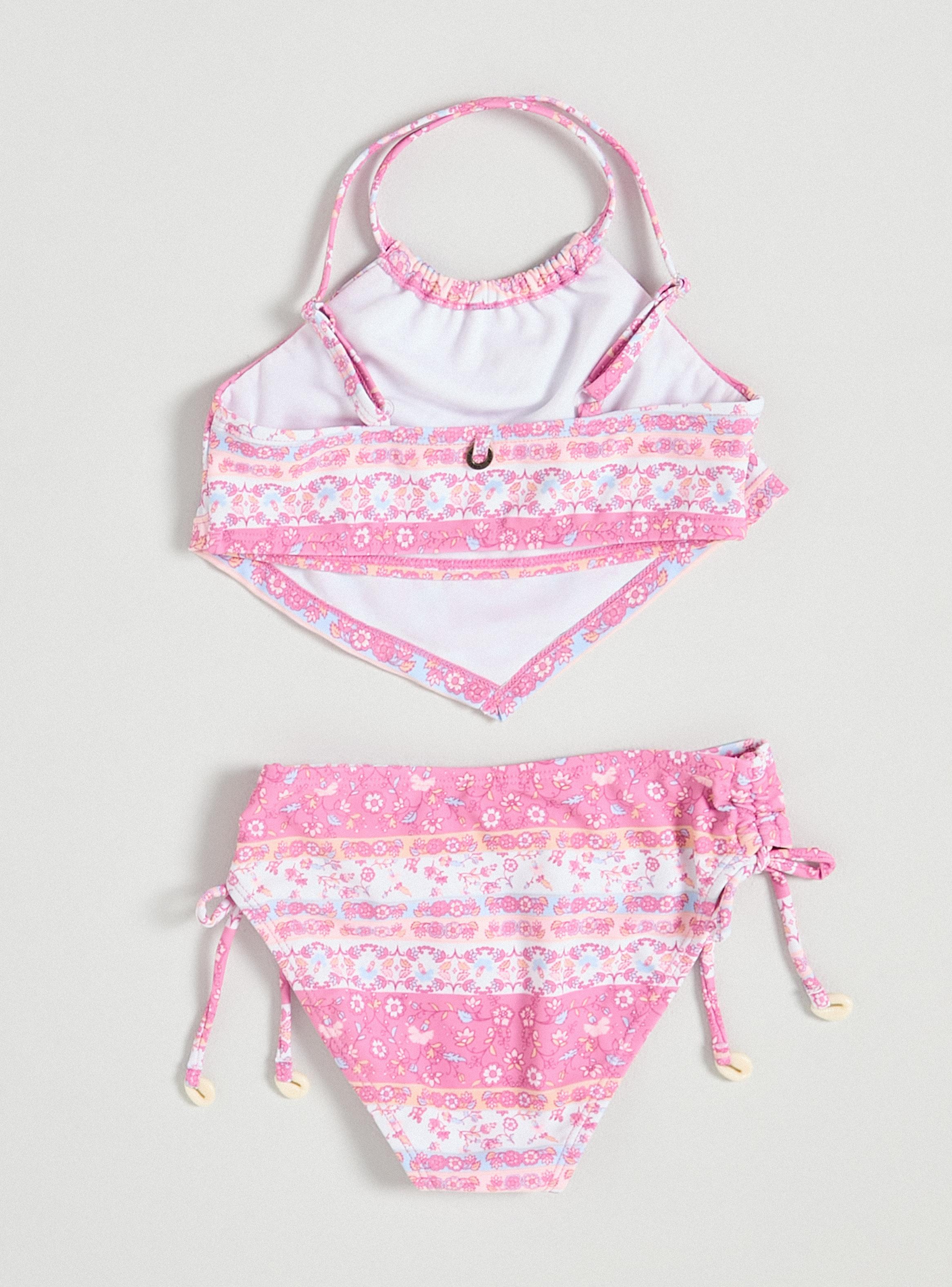 Traje de Baño Bikini Estampado Estilo Pañuelo-3