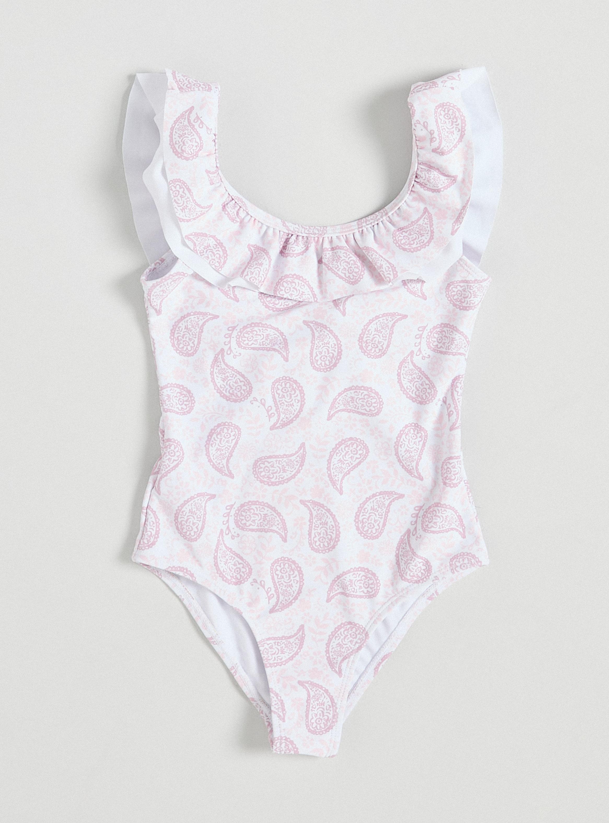 Traje de Baño Enterito con Doble Vuelos-2