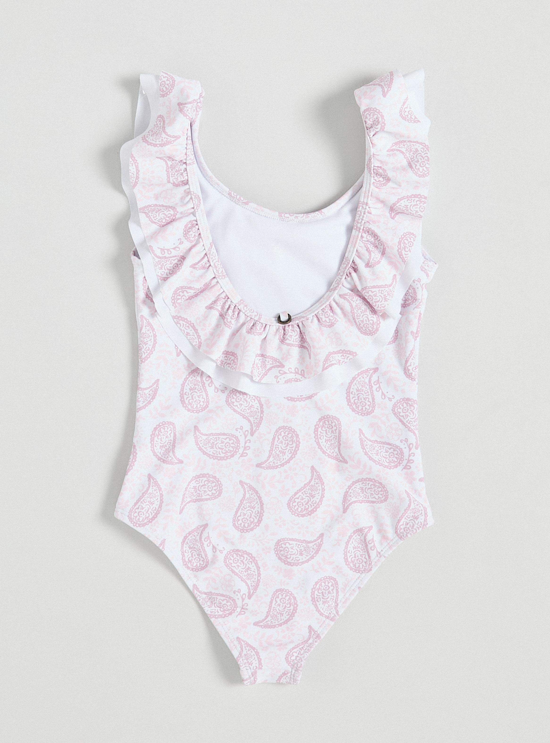 Traje de Baño Enterito con Doble Vuelos-4