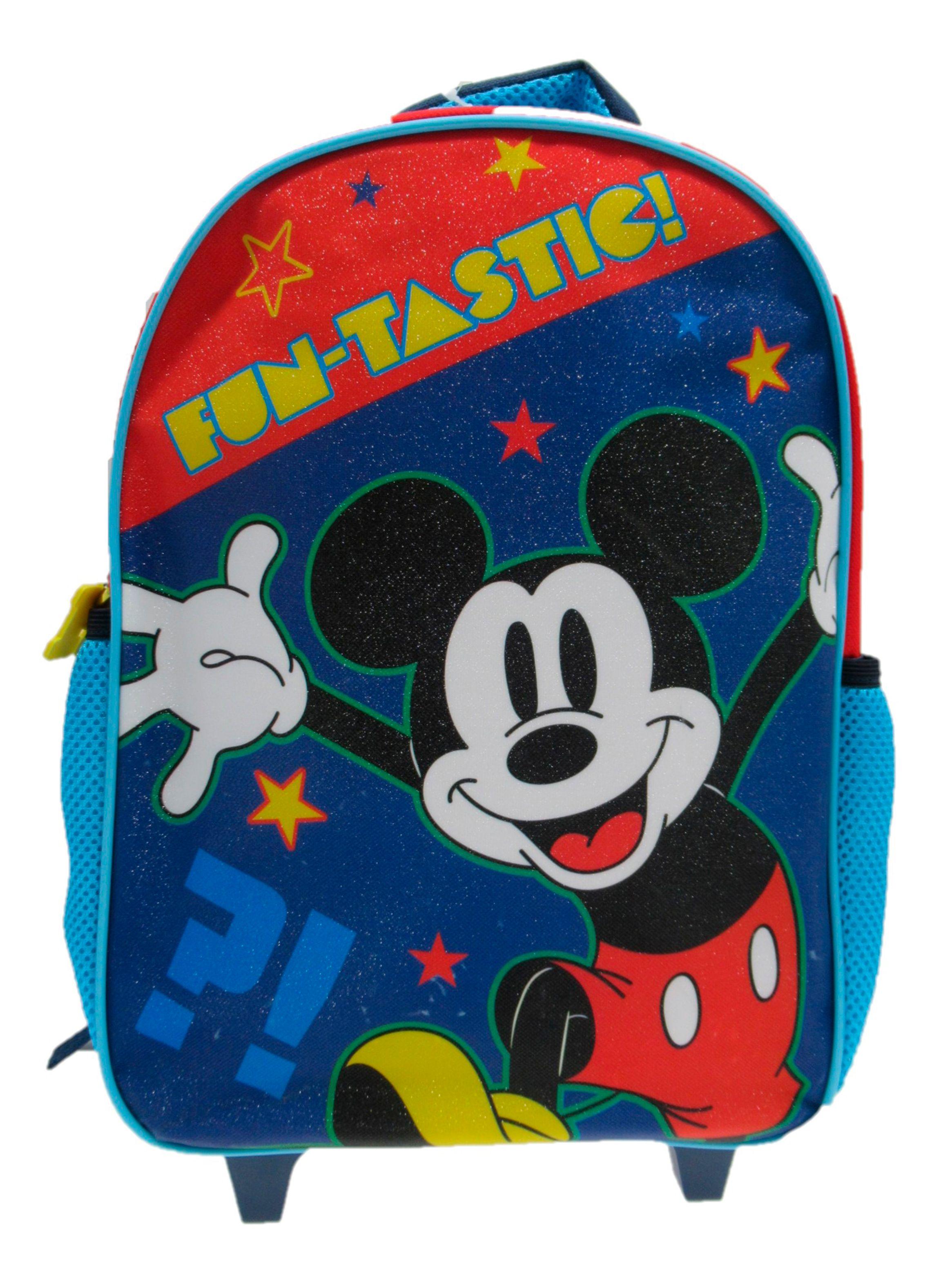 Mochila Mickey con Ruedas y Cierre-0