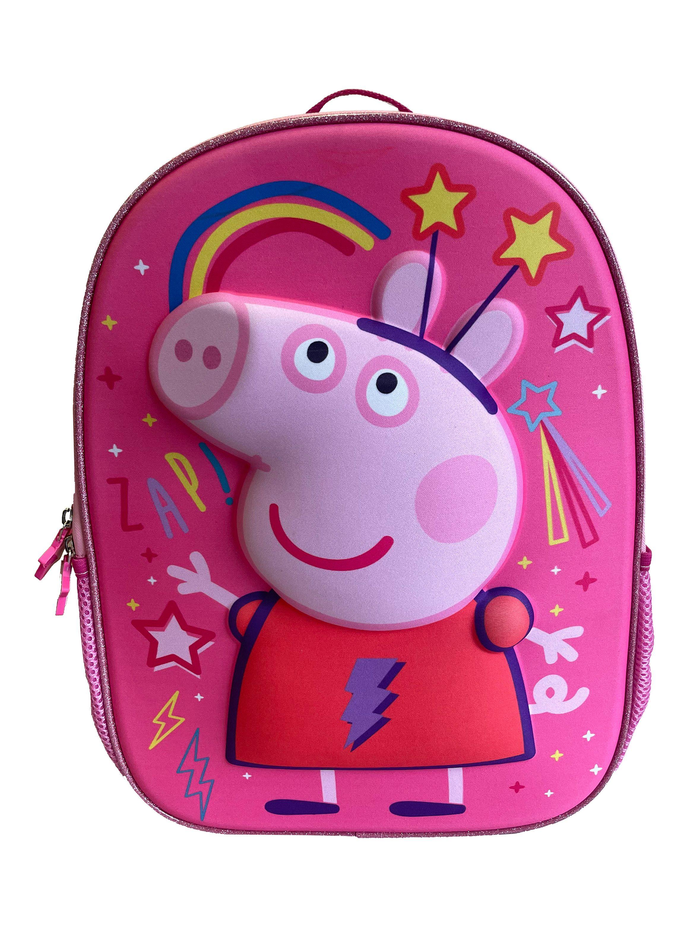 Mochila Infantil Peppa Pig 3D-0