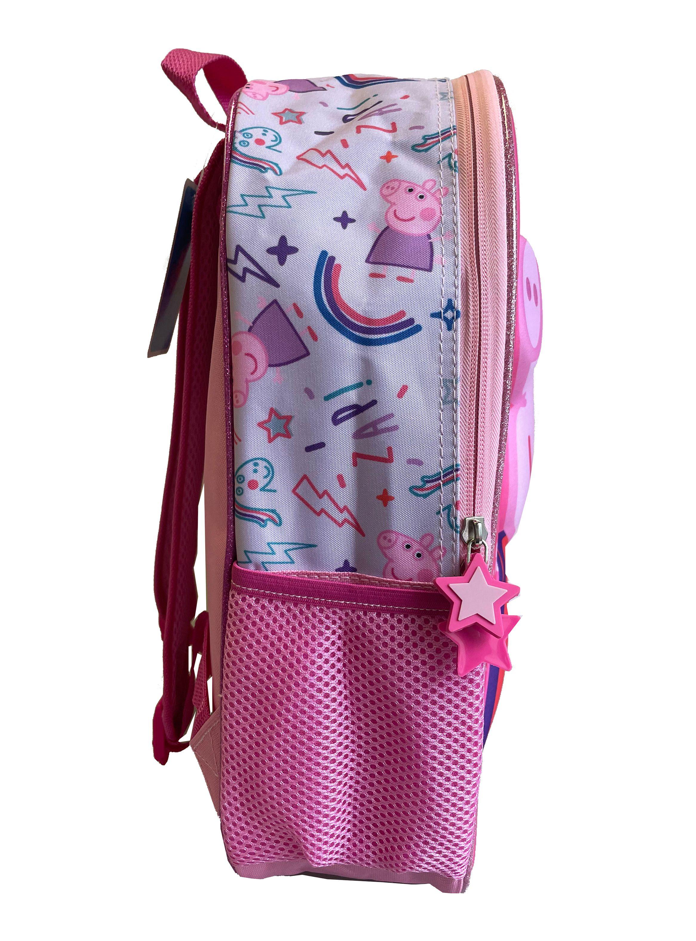 Mochila Infantil Peppa Pig 3D-2