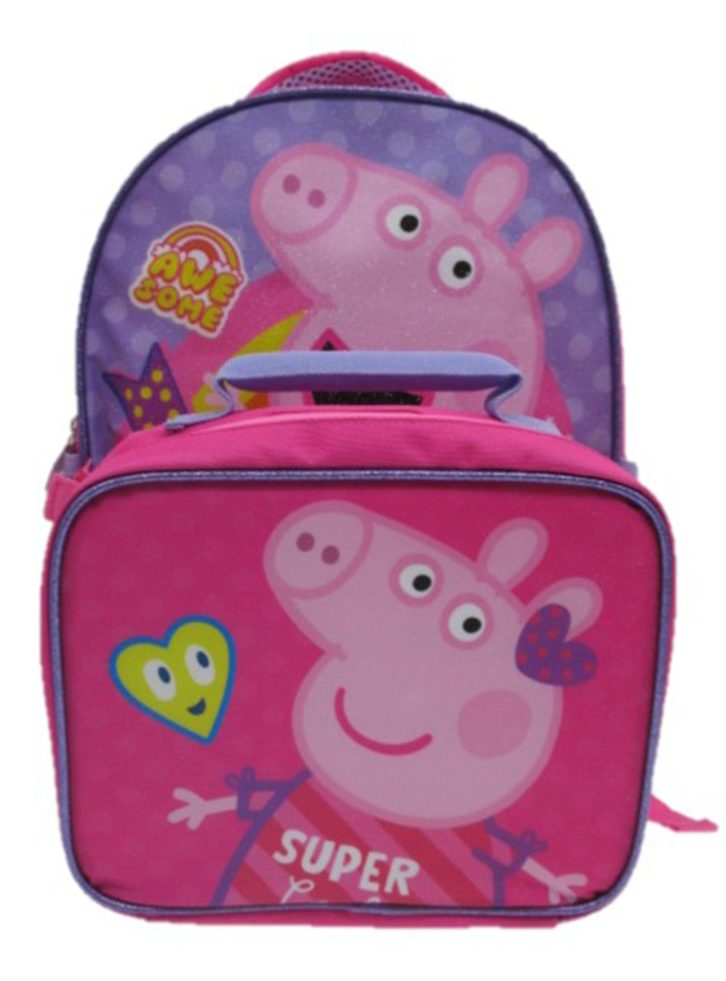 Mochila Peppa Pig con Lonchera-0