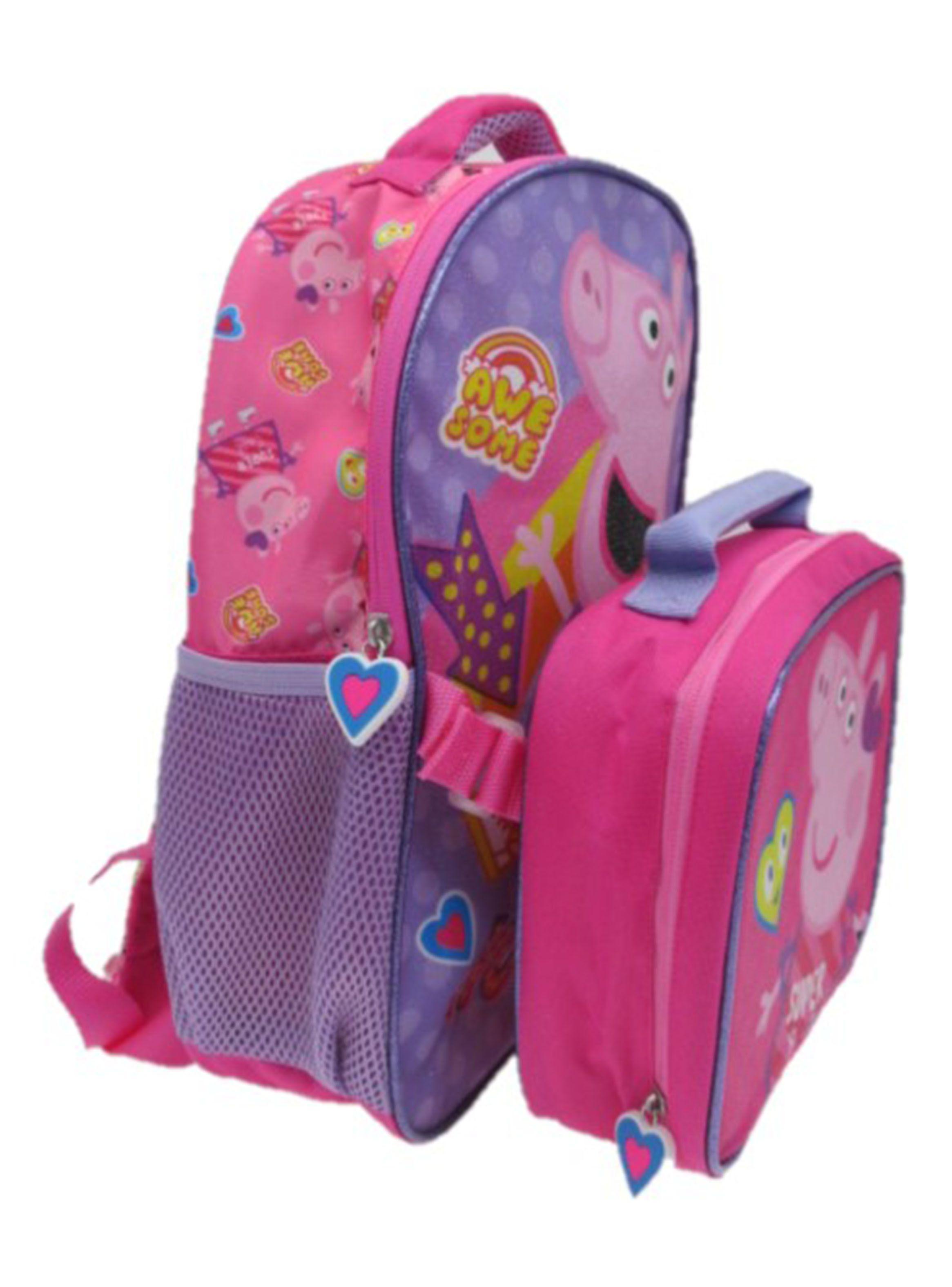 Mochila Peppa Pig con Lonchera-2