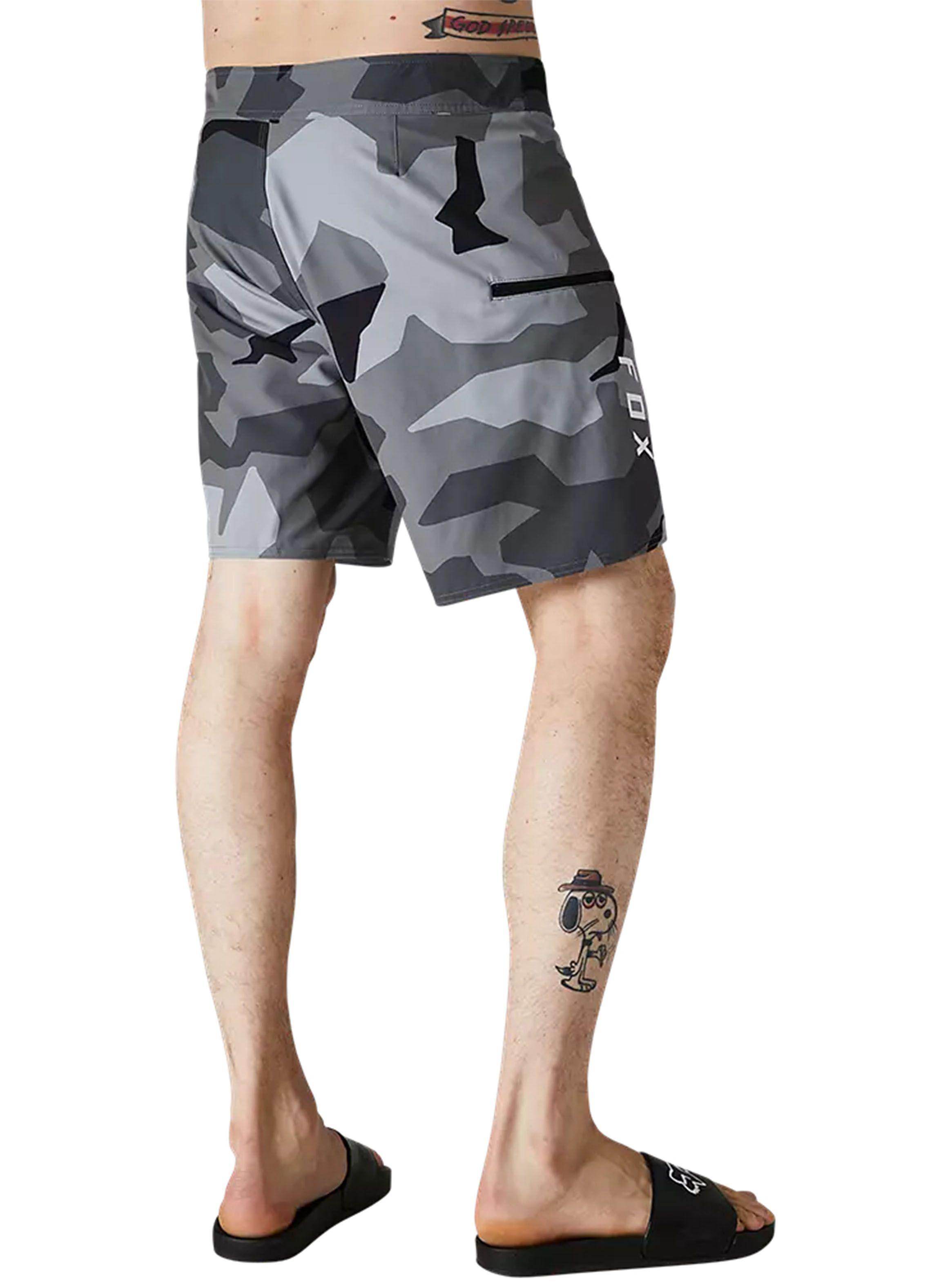 Traje de Baño Overhead 18" Camo Negro-1