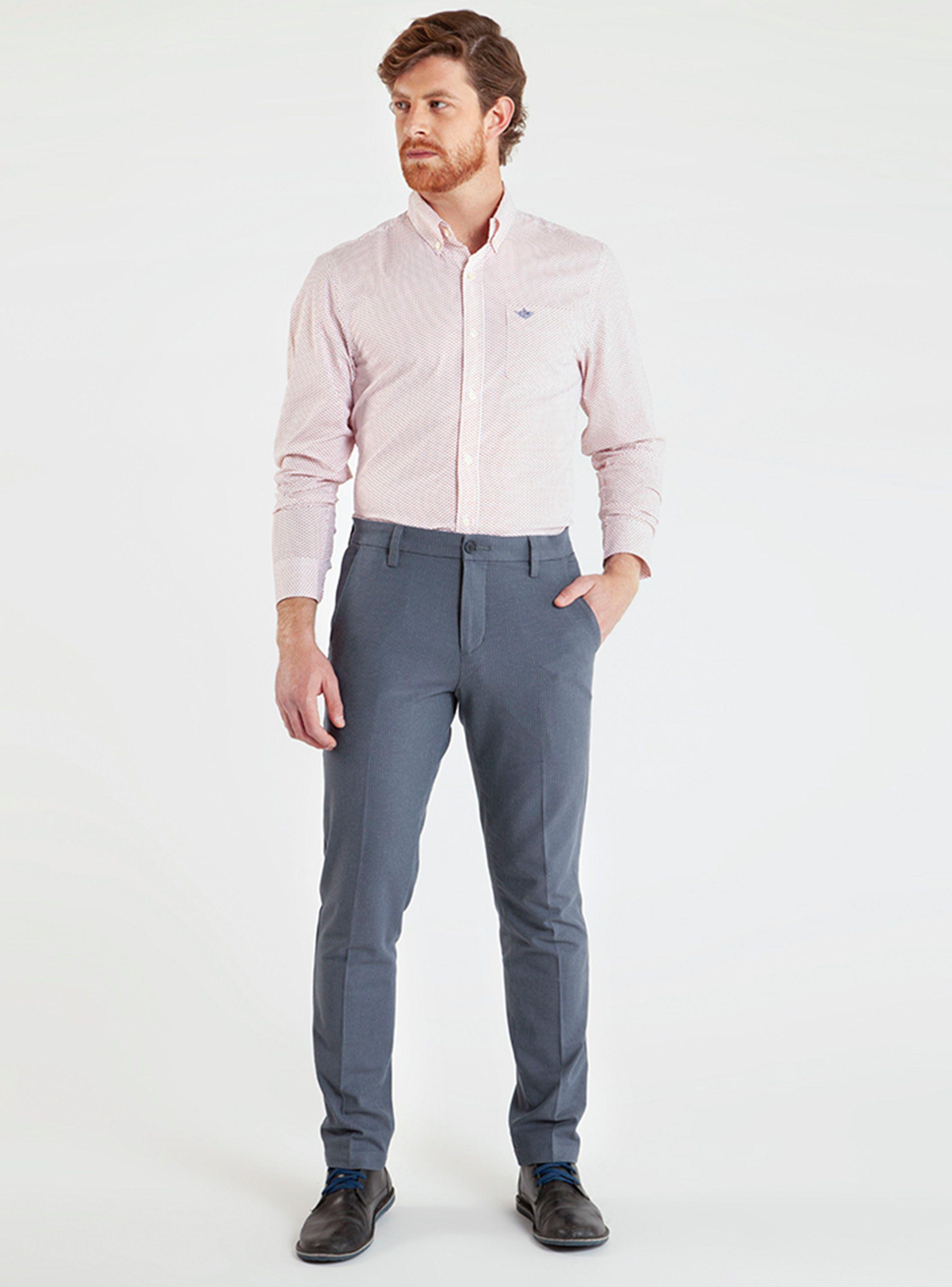 Pantalón Dockers Workday Formal Gris-4