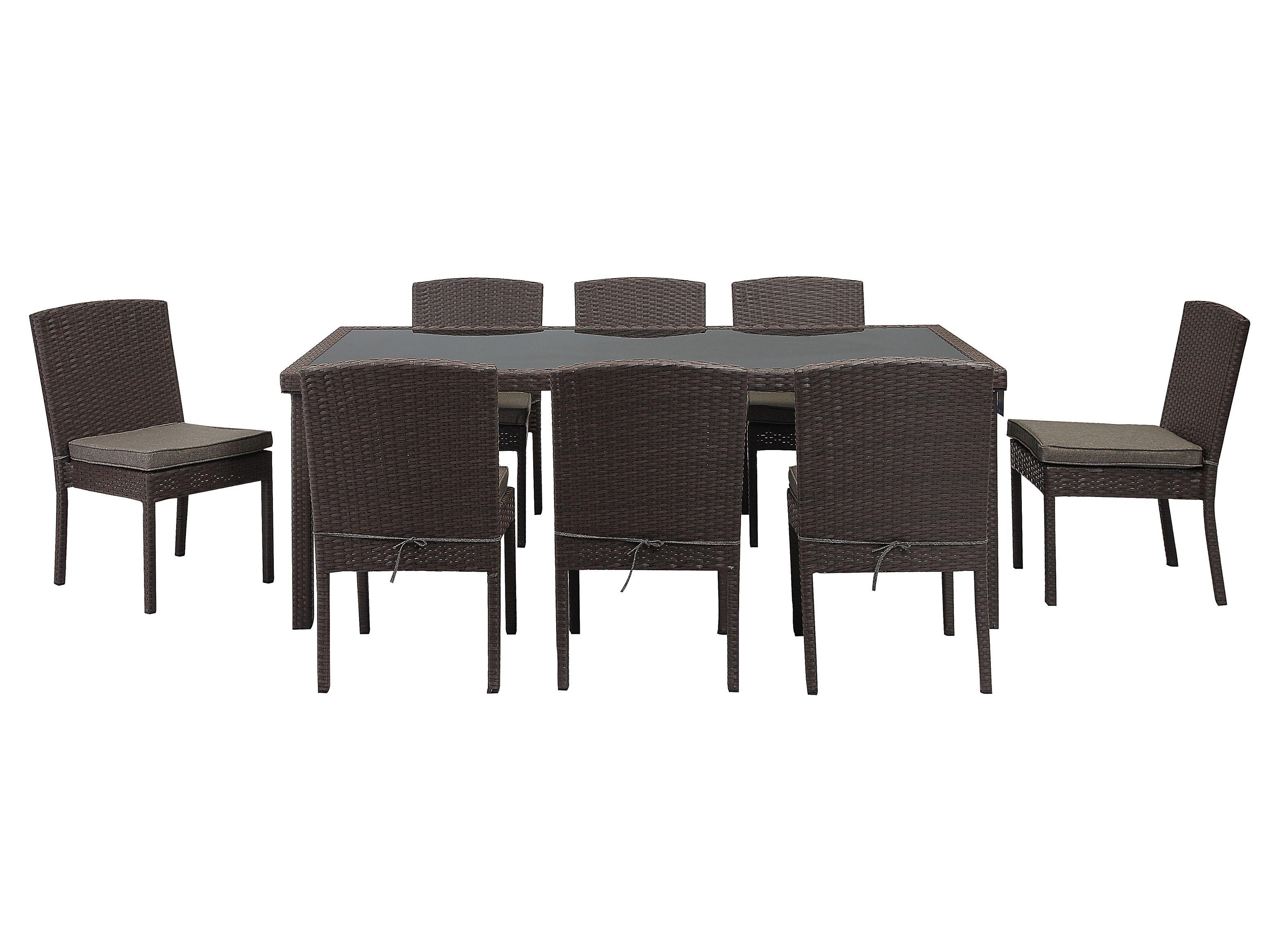 Juego de Comedor Terraza Arnorld + 8 Sillas Attimo-0