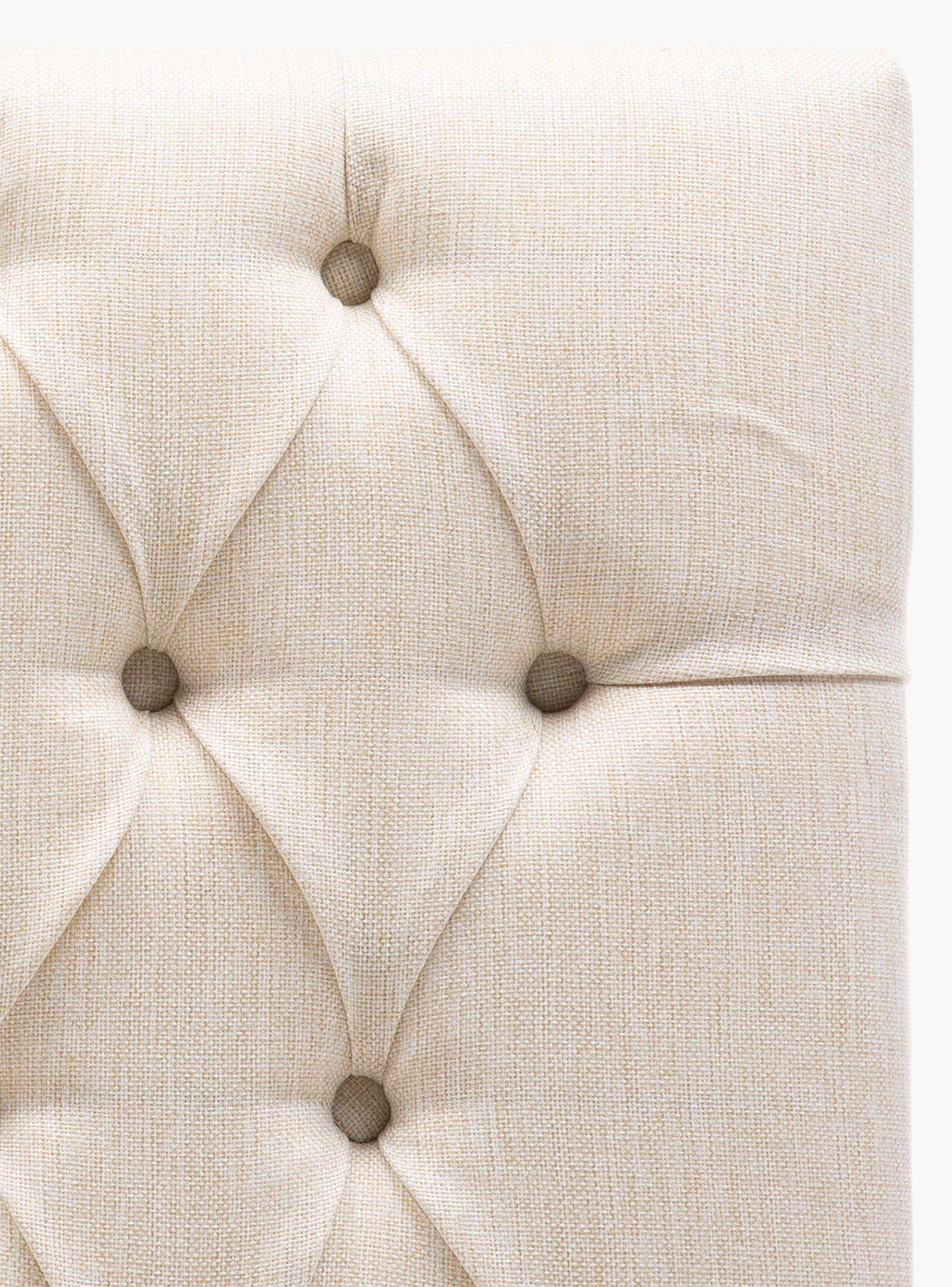Respaldo Capitoné Chic 2 Plazas Tela Beige-2