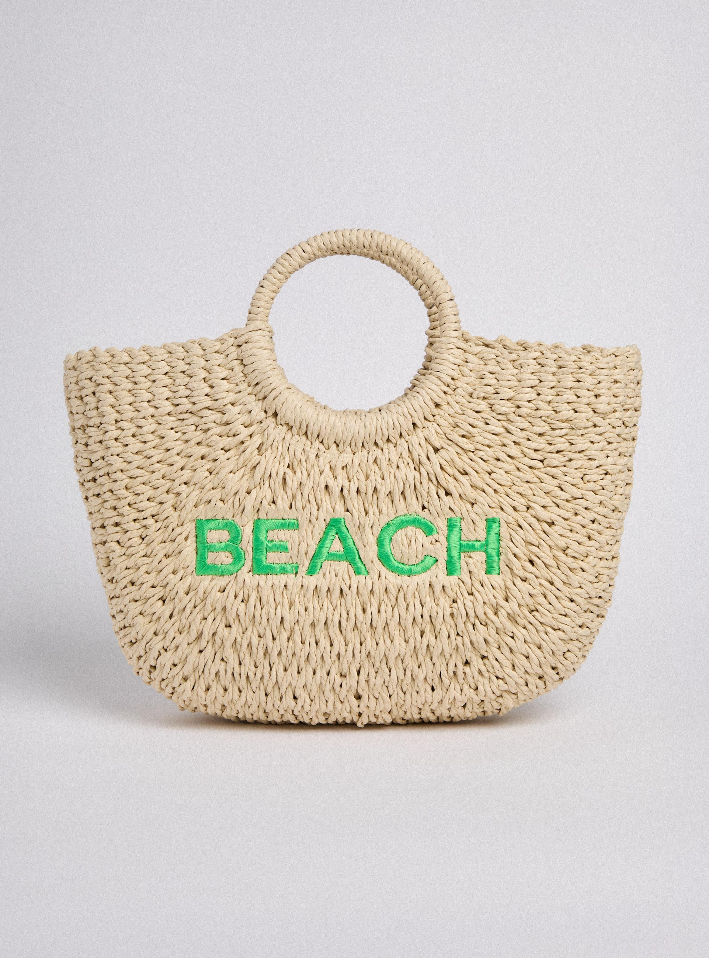 Cartera de Mano Tipo Canasto Playero-2