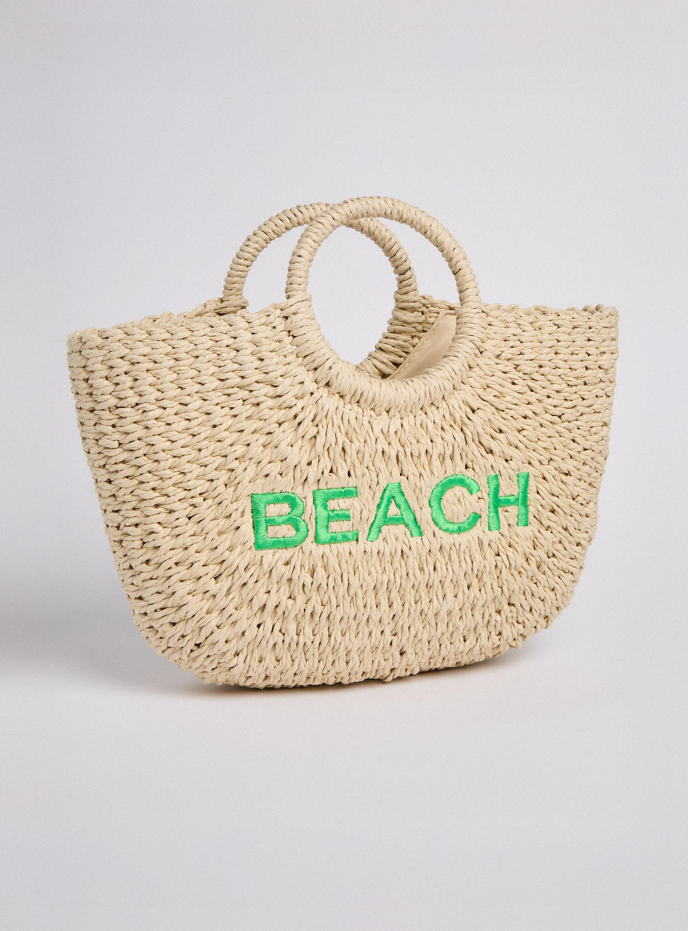 Cartera de Mano Tipo Canasto Playero-3