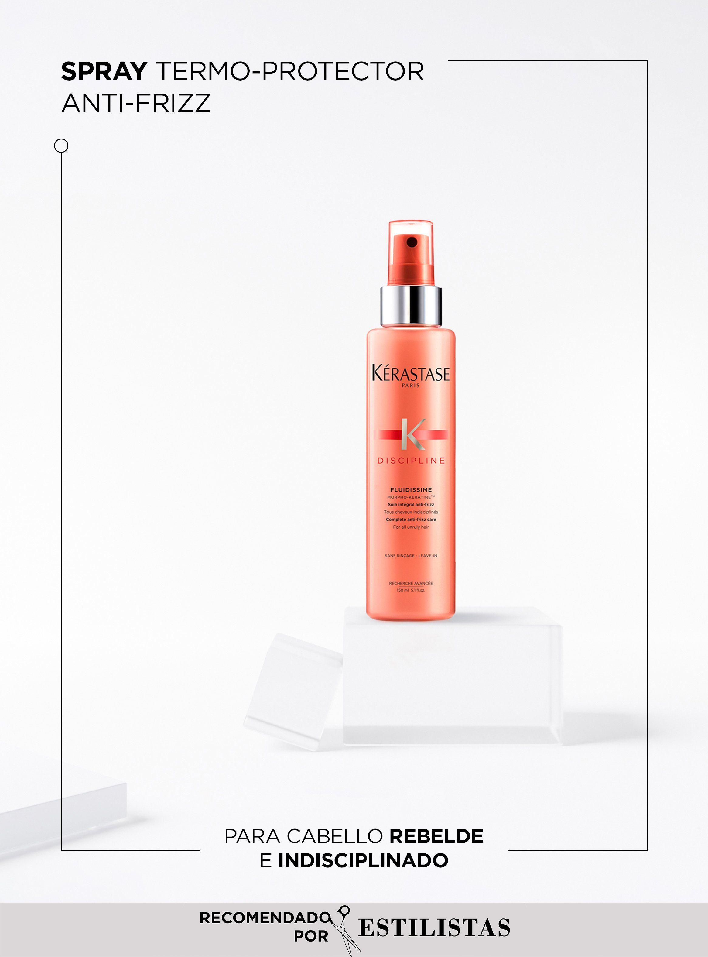 Spray Protector De Calor Anti-Frizz Cabello Indisciplinado Spray Fluidissime Discipline 150ml-1