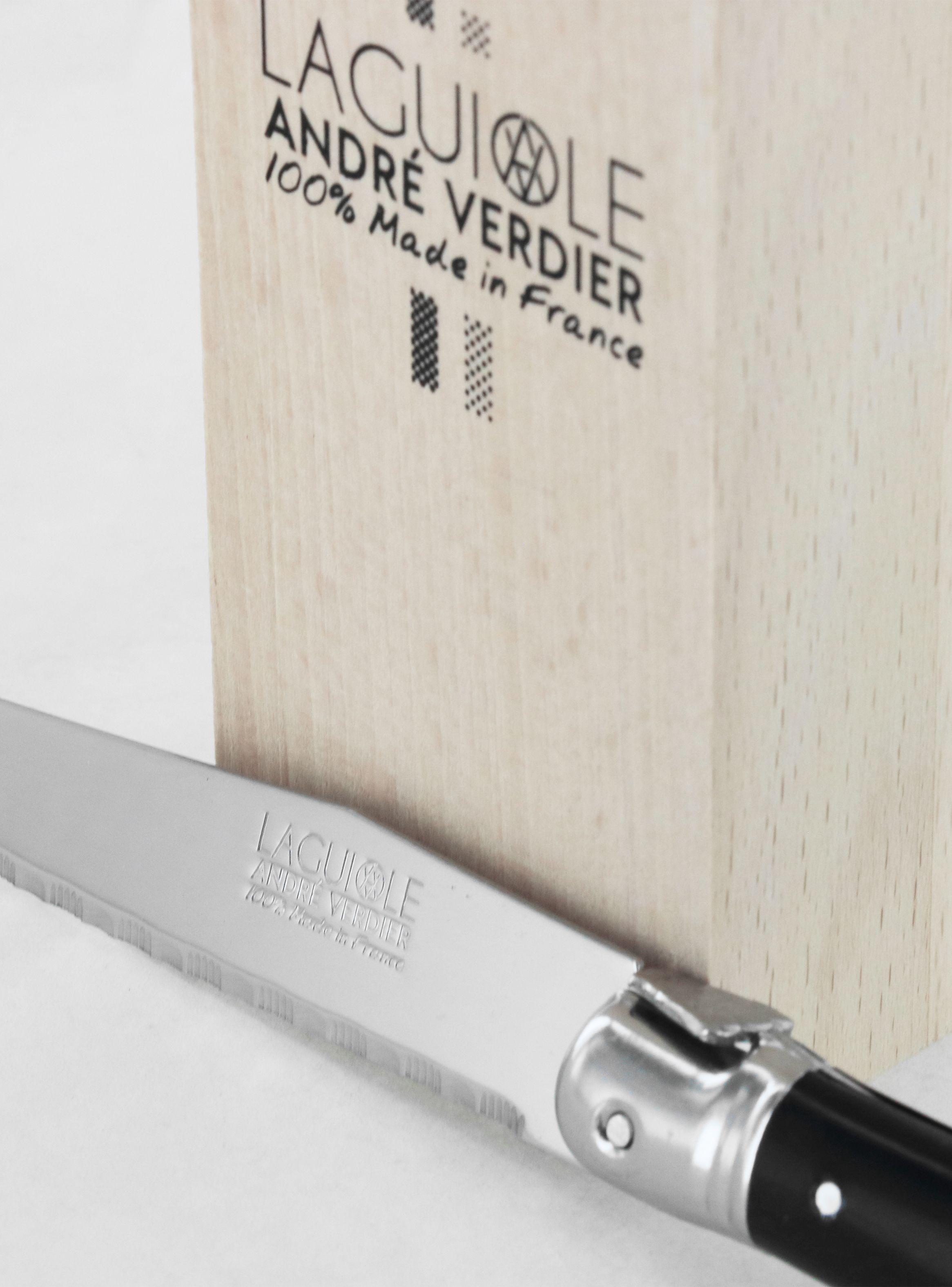 Set Cuchillos Steak Negro-1