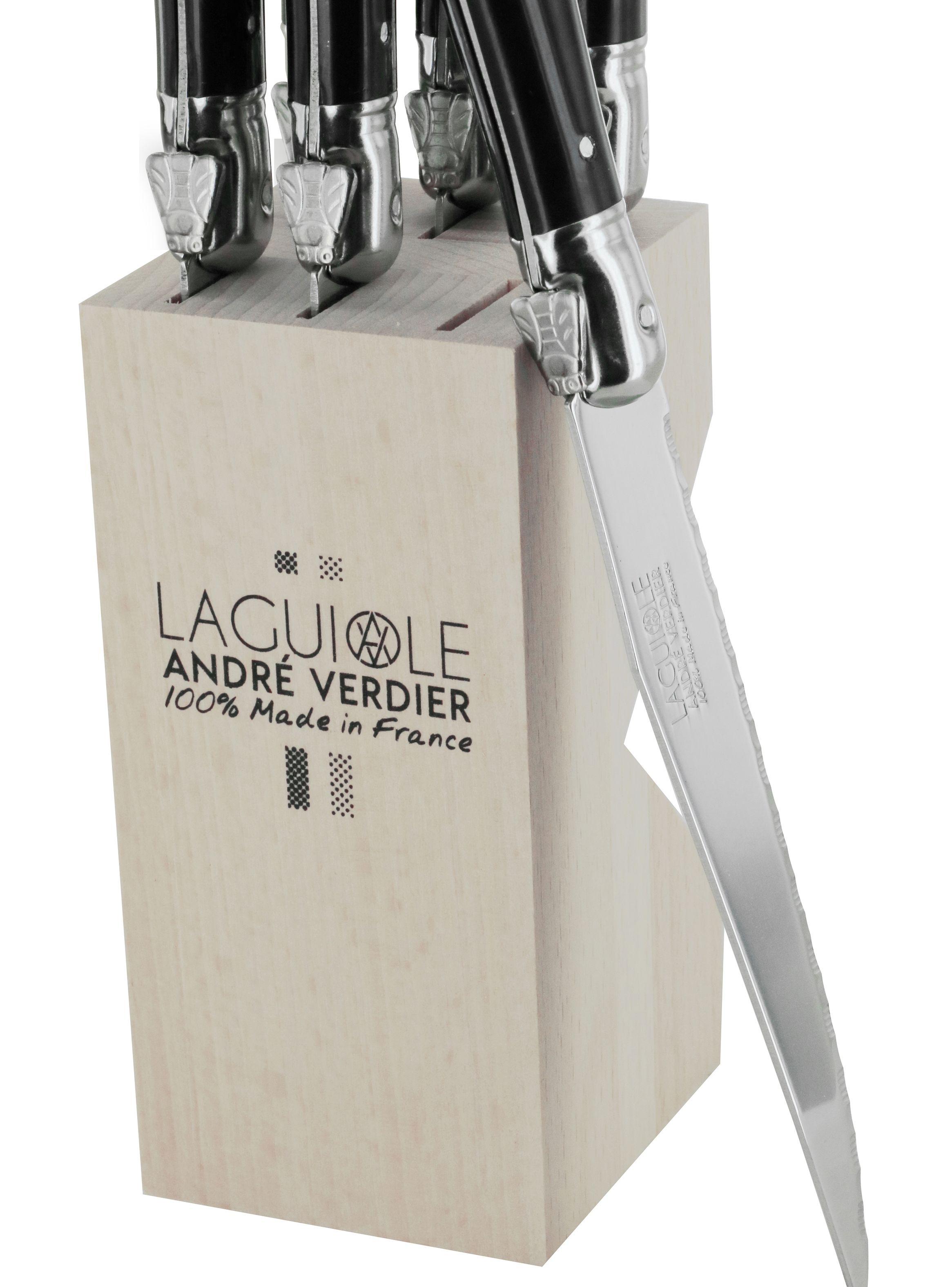 Set Cuchillos Steak Negro-0